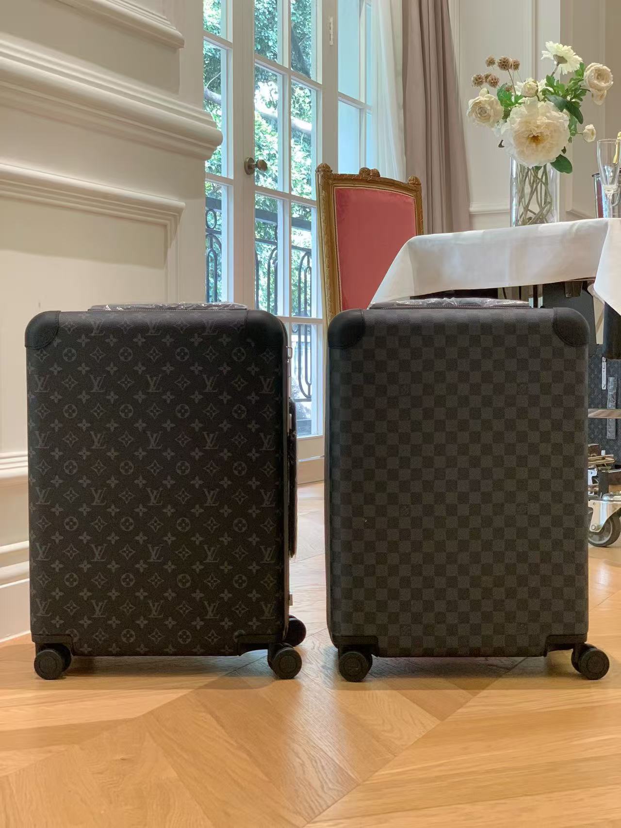 ABF LV Damier Graphite Canvas Horizon 35 Luggage Bag