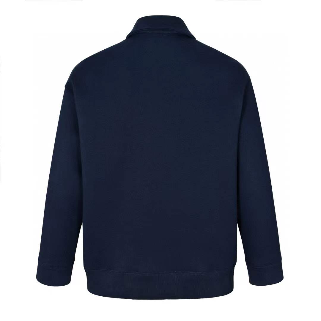 ABF Miu Miu Cashmere Zip Cardigan in Navy