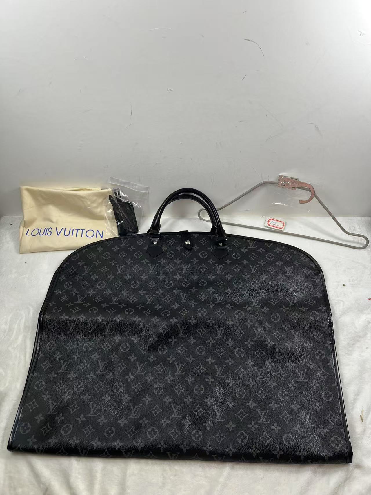 ABQ LV Monogram Eclipse Canvas Two Hanger Garment Cover