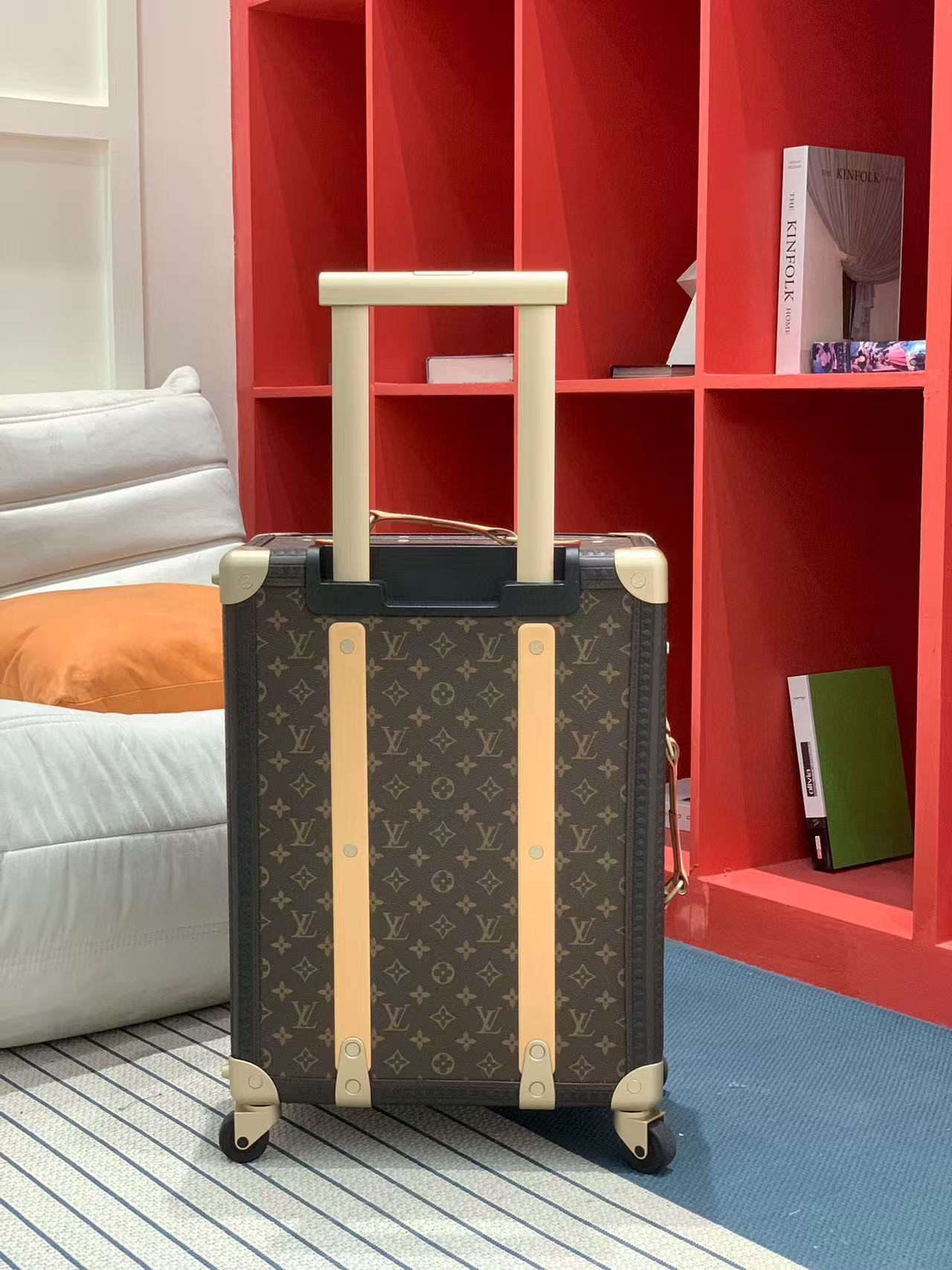 ABF LV Rolling Trunk Louis Vuitton Dark brown