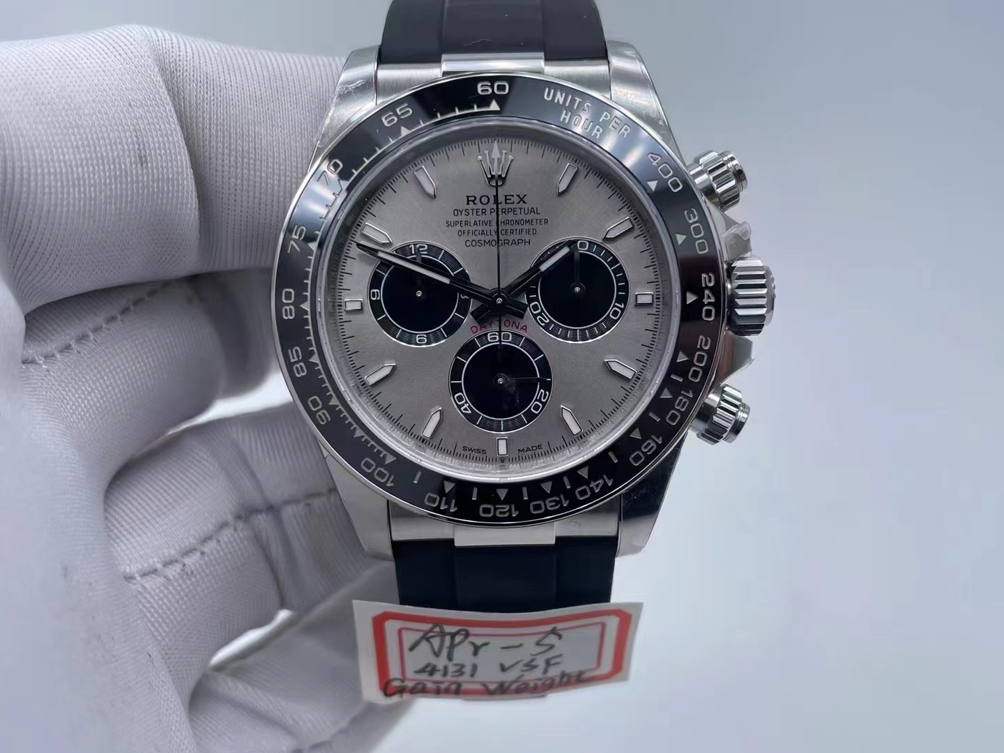 VSF daytona ceramic with Rubber Strap