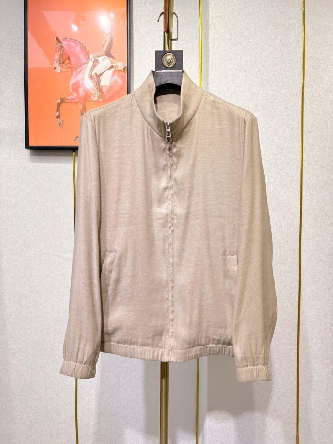 21 July ABF LINEN - COTTON BLEND JACKET -