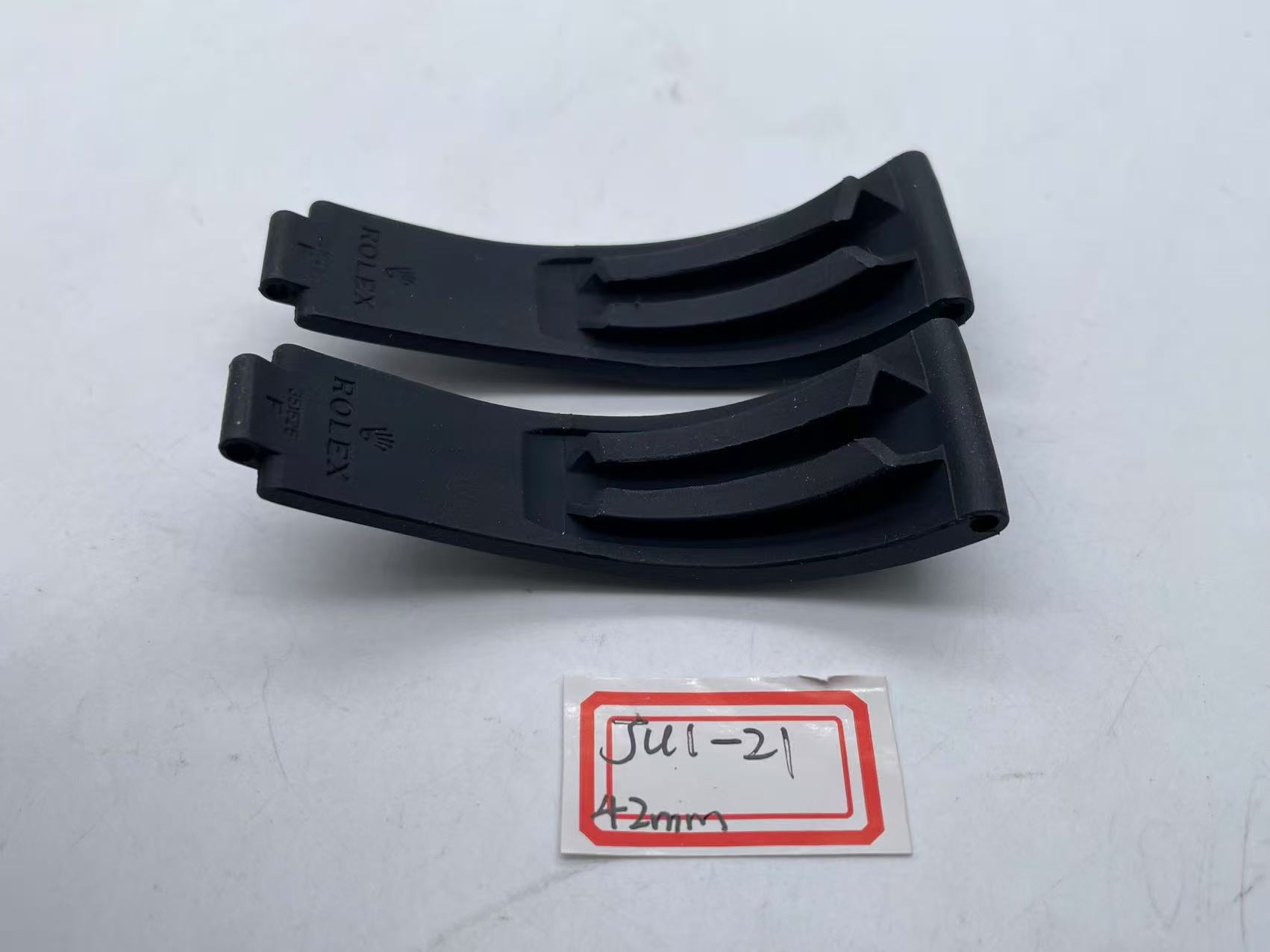 42mm Rolex Black Rubber Strap
