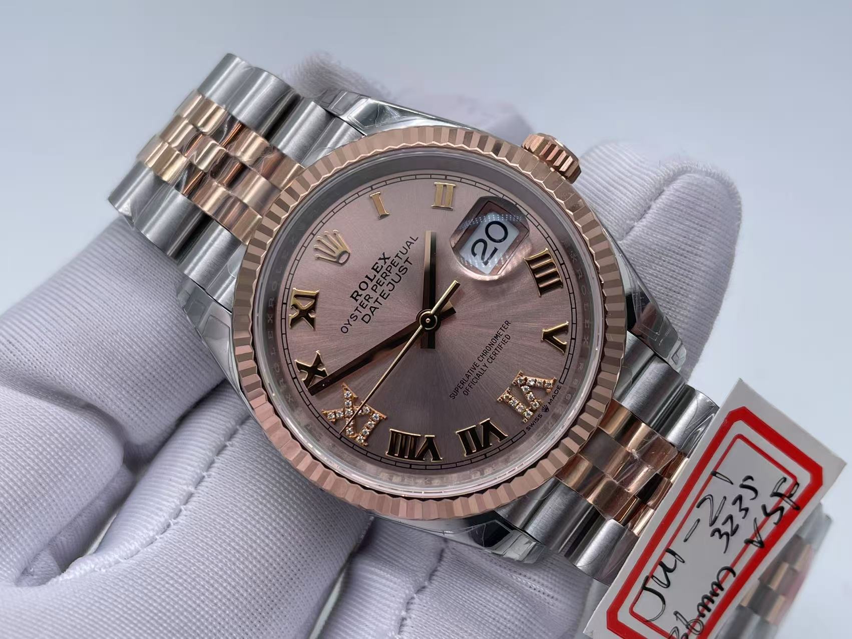 RDJ0456 - DJ 36mm Jub Flt 904L RG/SS RG/Rm VSF VS3235 $508