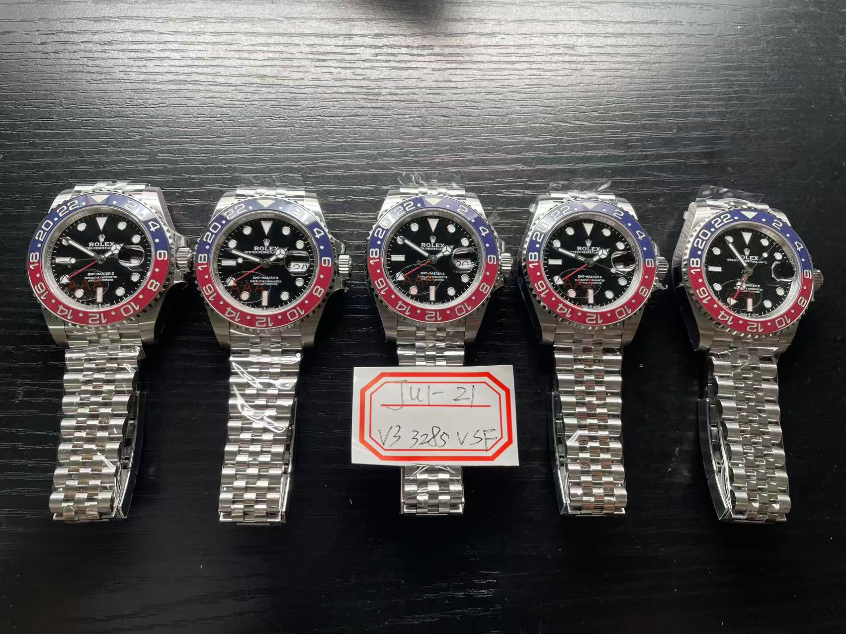 ROLGMT0351 - GMT II 126710BLRO Pepsi Jub SS/SS VSF V3 DD3285 $658
