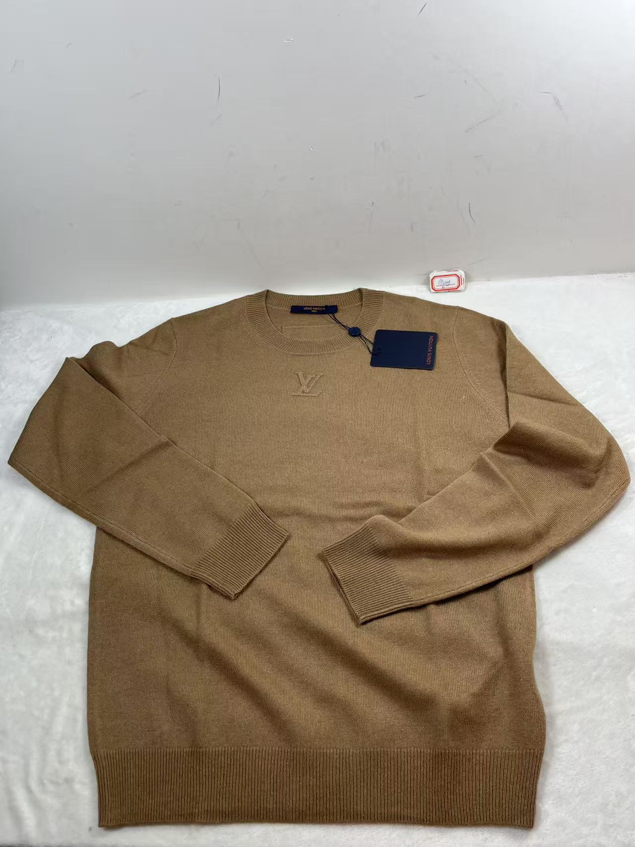 5 May ABQ  LV Men's Brown Solid Sweater