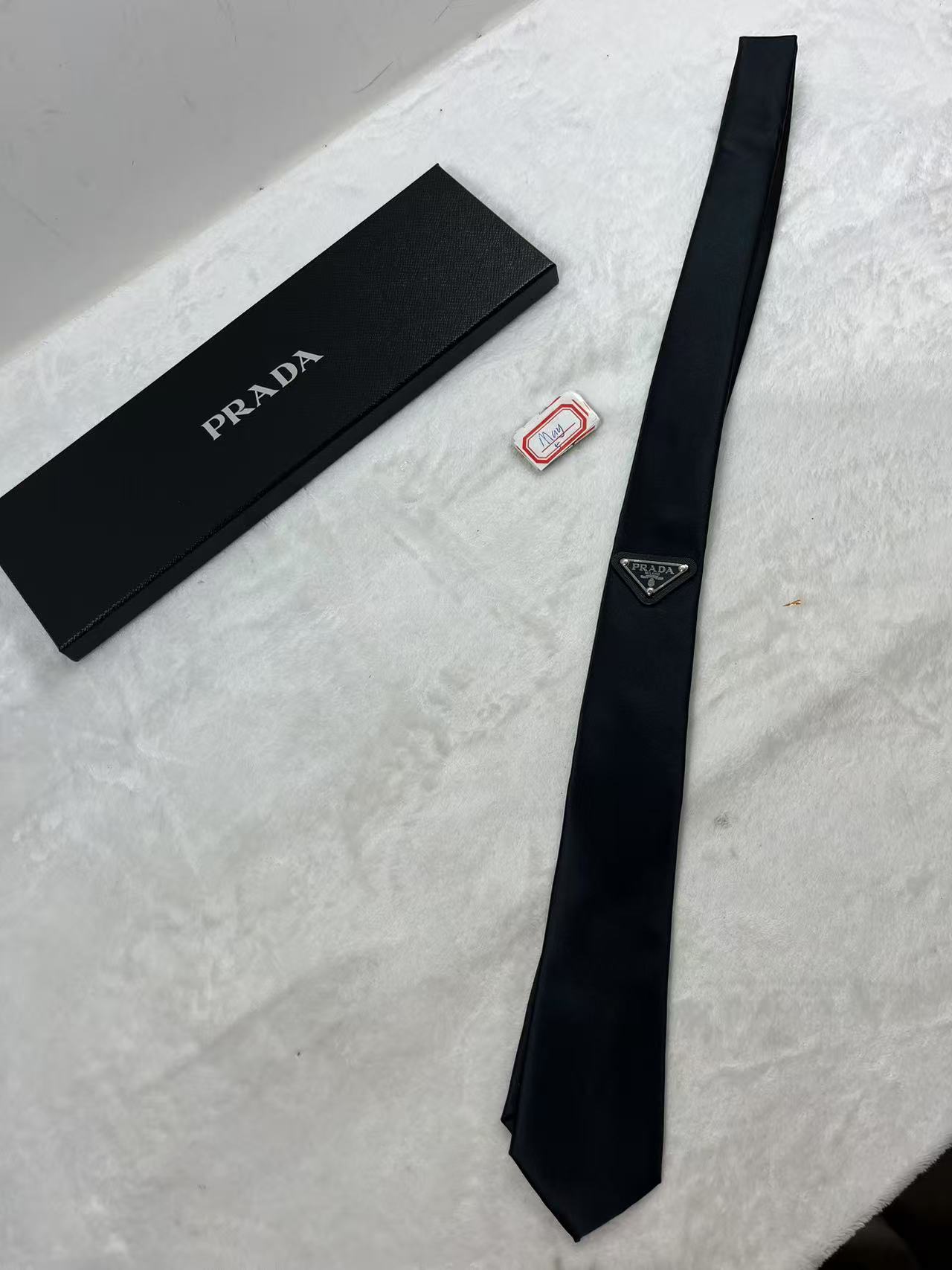 5 May ABQ Prada Triangle logo plaque