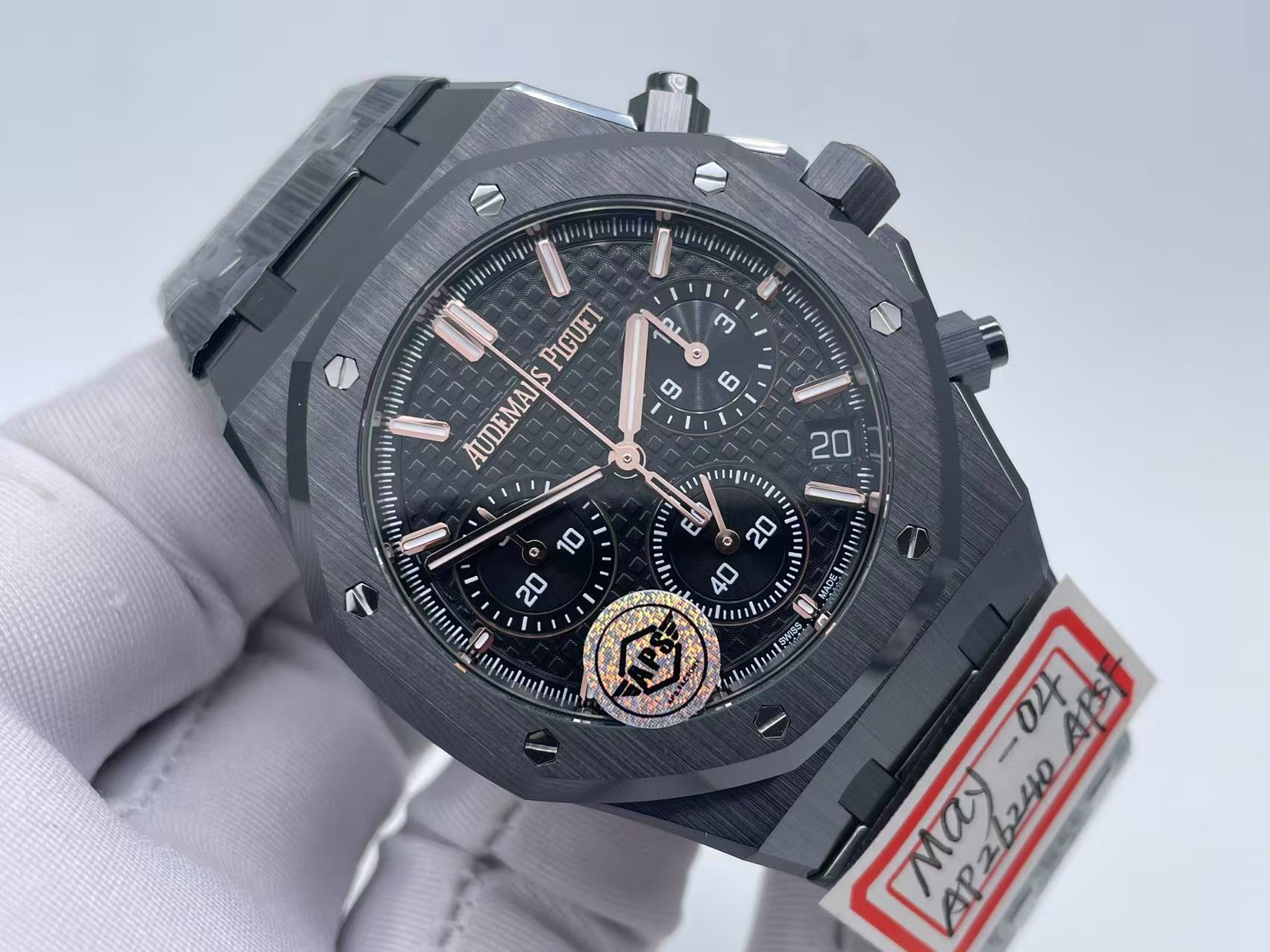 Doubt AP0884 - Royal Oak Chrono 26240 CER/CER BIk/Stk APSFSH4401 $998