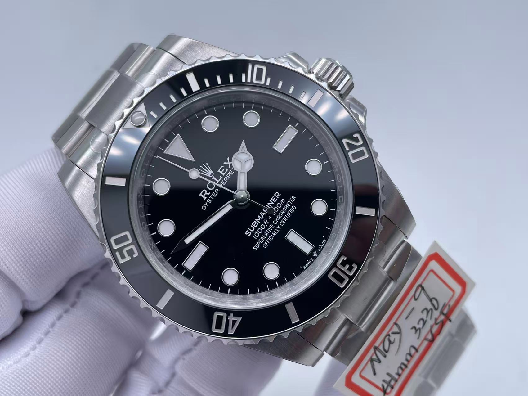 ROLSUB0488 - Sub 124060 No Date 904 41mm SS/SS Blk VSF VS3230 $528