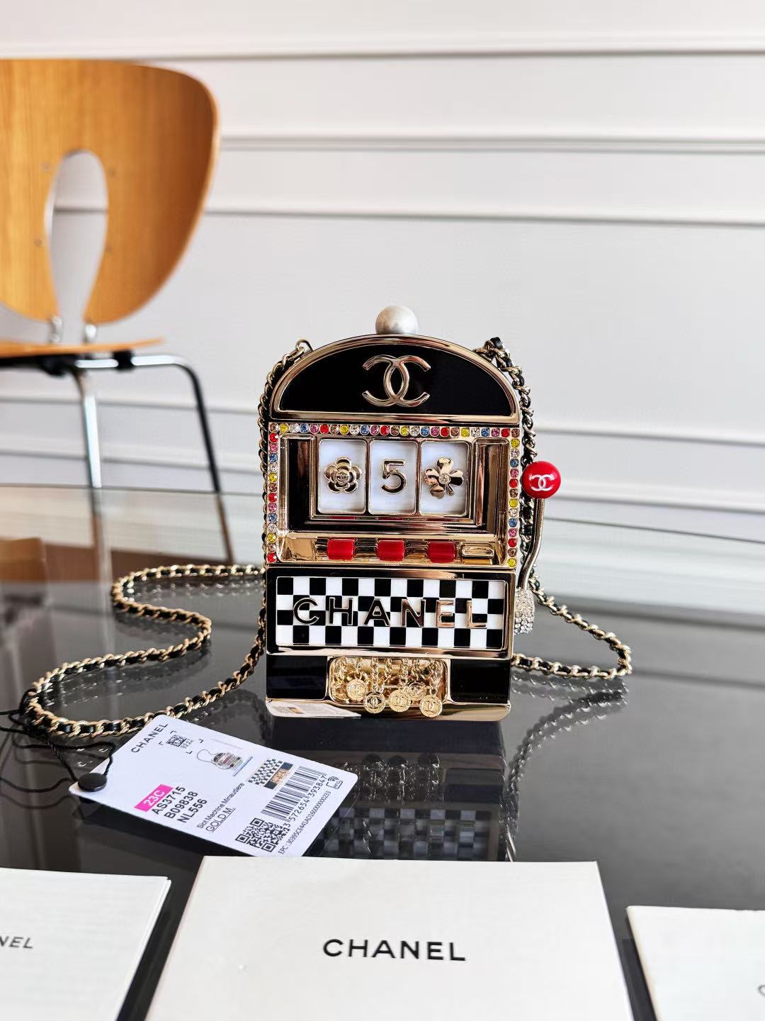 10 May ABF Chanel 23C Monaco Slot Machine Casino Minaudière Evening Clutch Bag