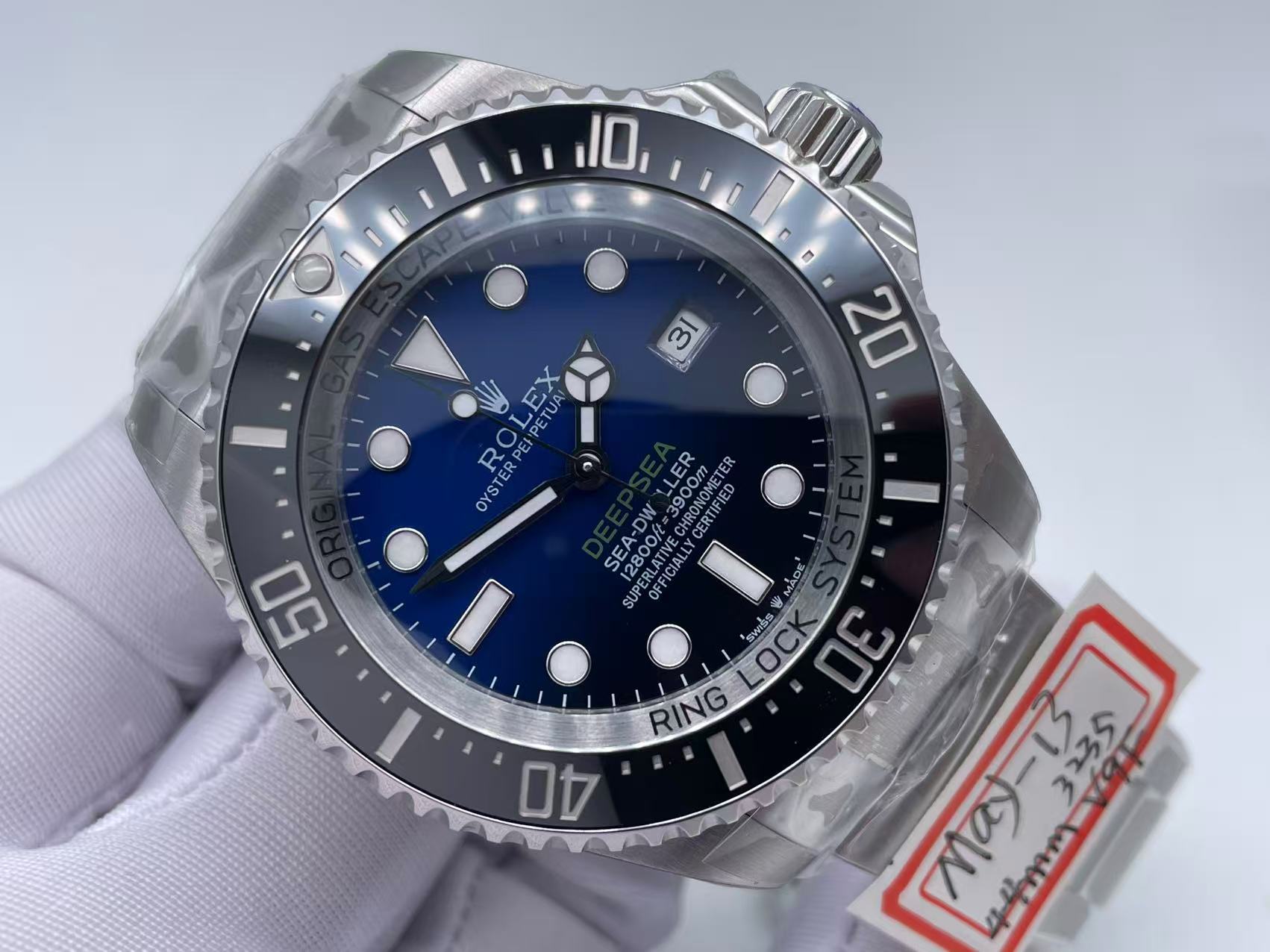ROLSD0115A - DeepSea Dweller 126660 SS/SS Blue V9F VR3235 $488
