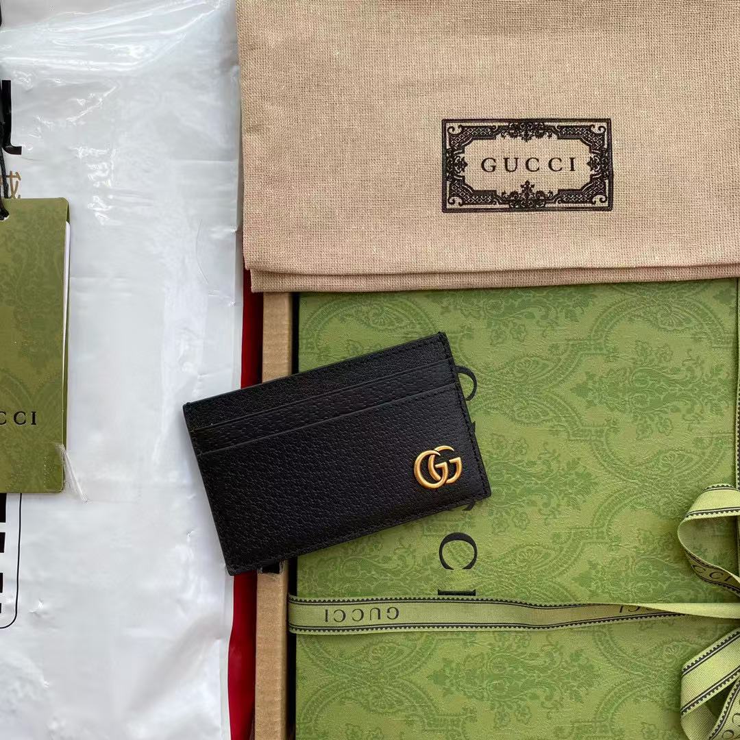 16 May ABF Gucci Gg Marmont Black Leather Money Clip Men