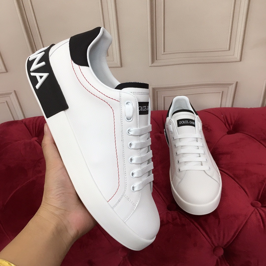 Dolce&Gabbana Portofino Logo Spoiler Sneaker (Men)