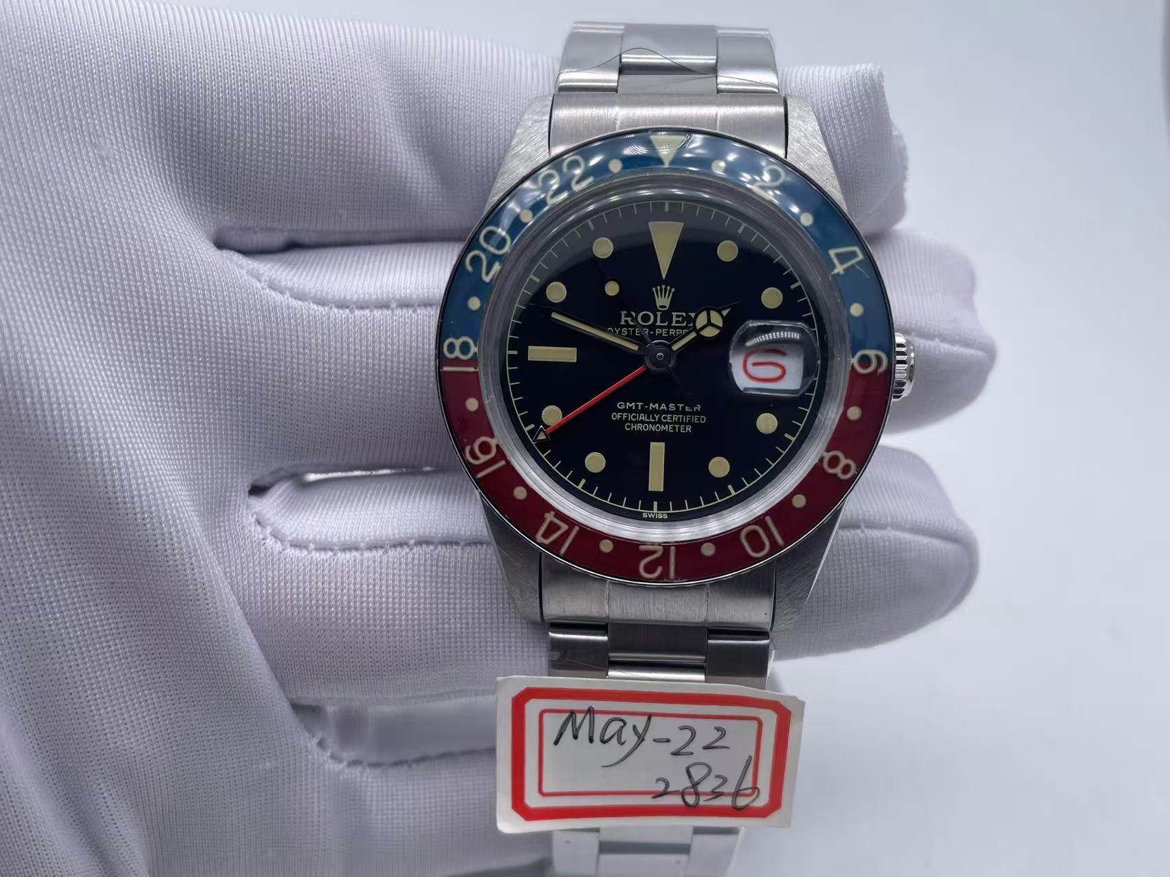 ROLGMT090B - GMT II 16710 SS Blue/Red Asian 2836/3186 Vintage $268