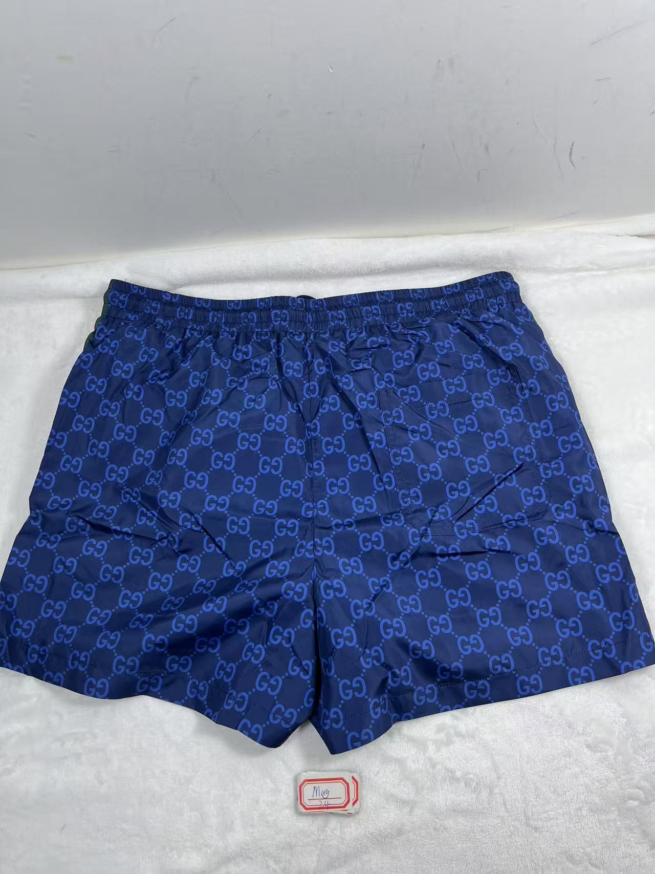 Gucci Printed Poplin Tech Swim Blue Shorts