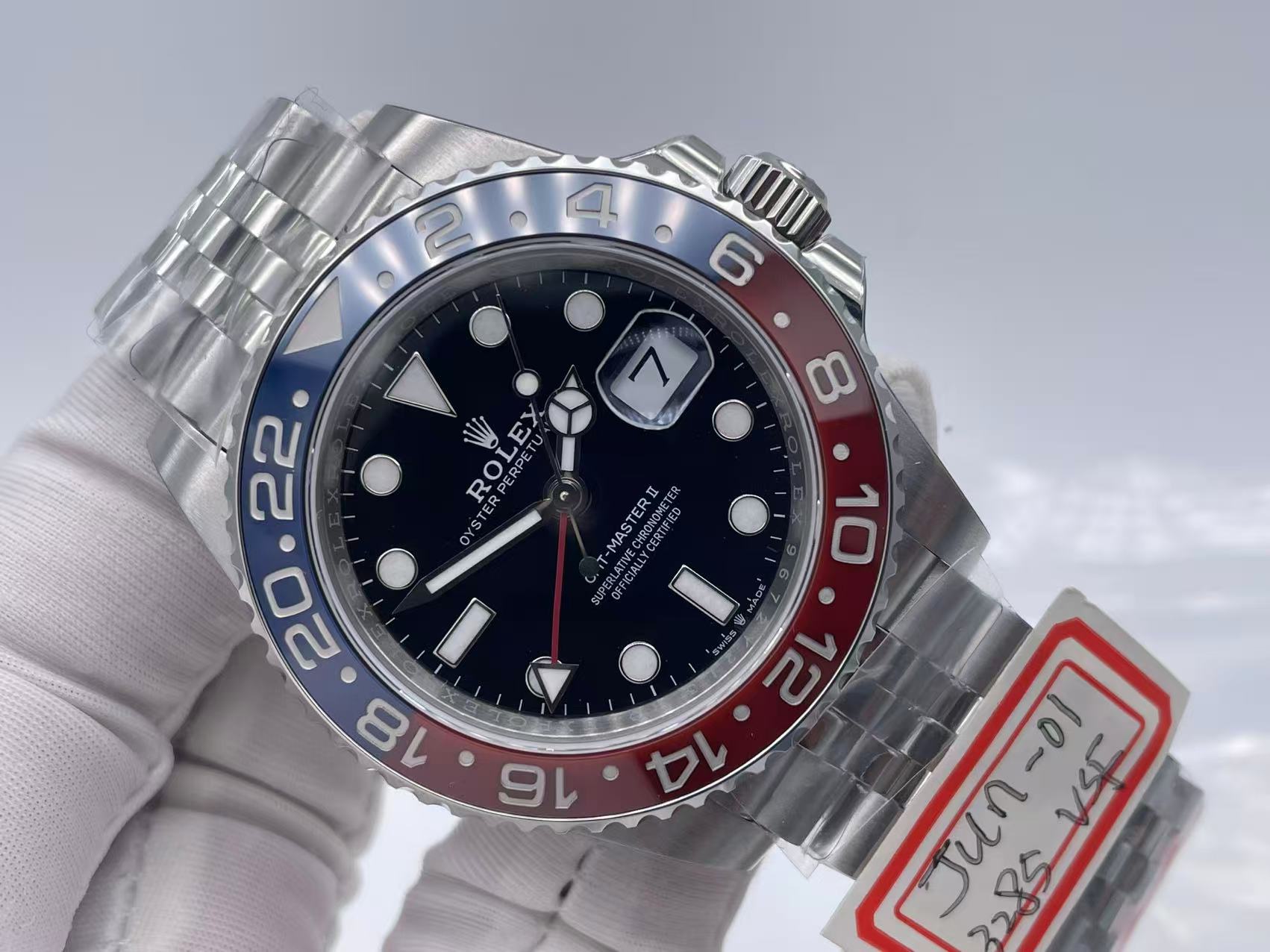 ROLGMT0351 - GMT II 126710BLRO Pepsi Jub SS/SS VSF V3 DD3285 $658
