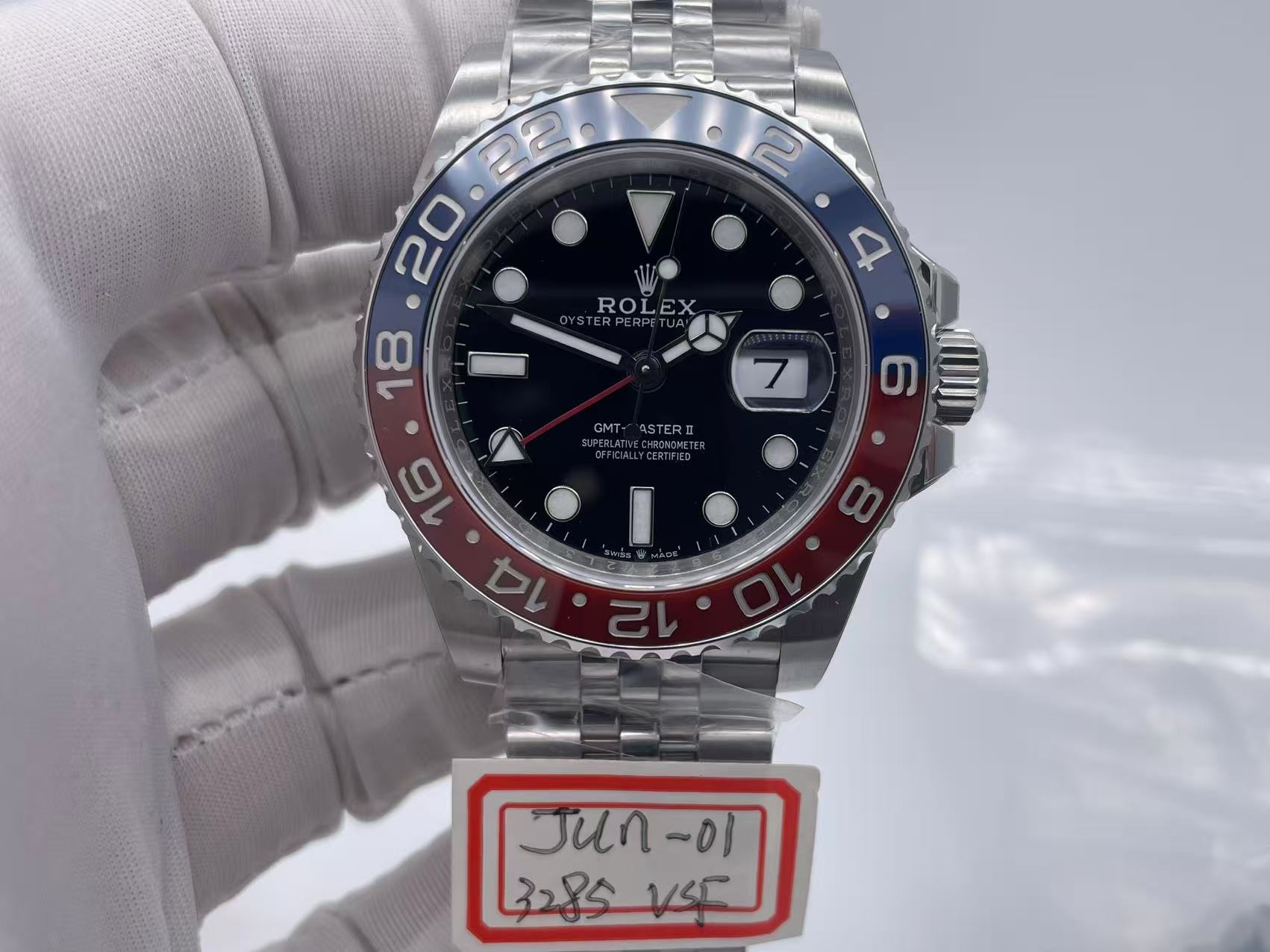 ROLGMT0351 - GMT II 126710BLRO Pepsi Jub SS/SS VSF V3 DD3285 $658