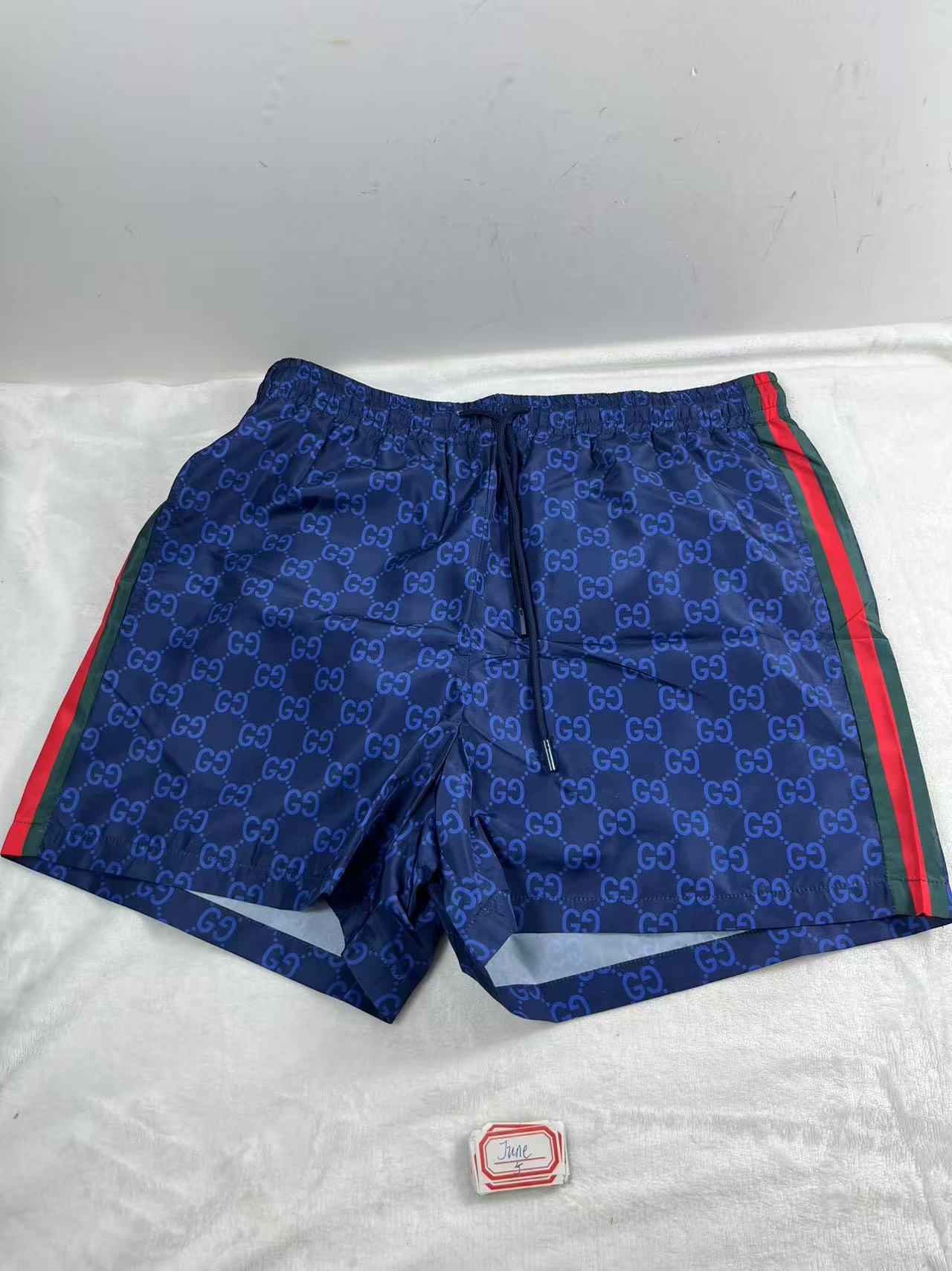 5 Jun ABQ Gucci Blue Printed Swim Shorts