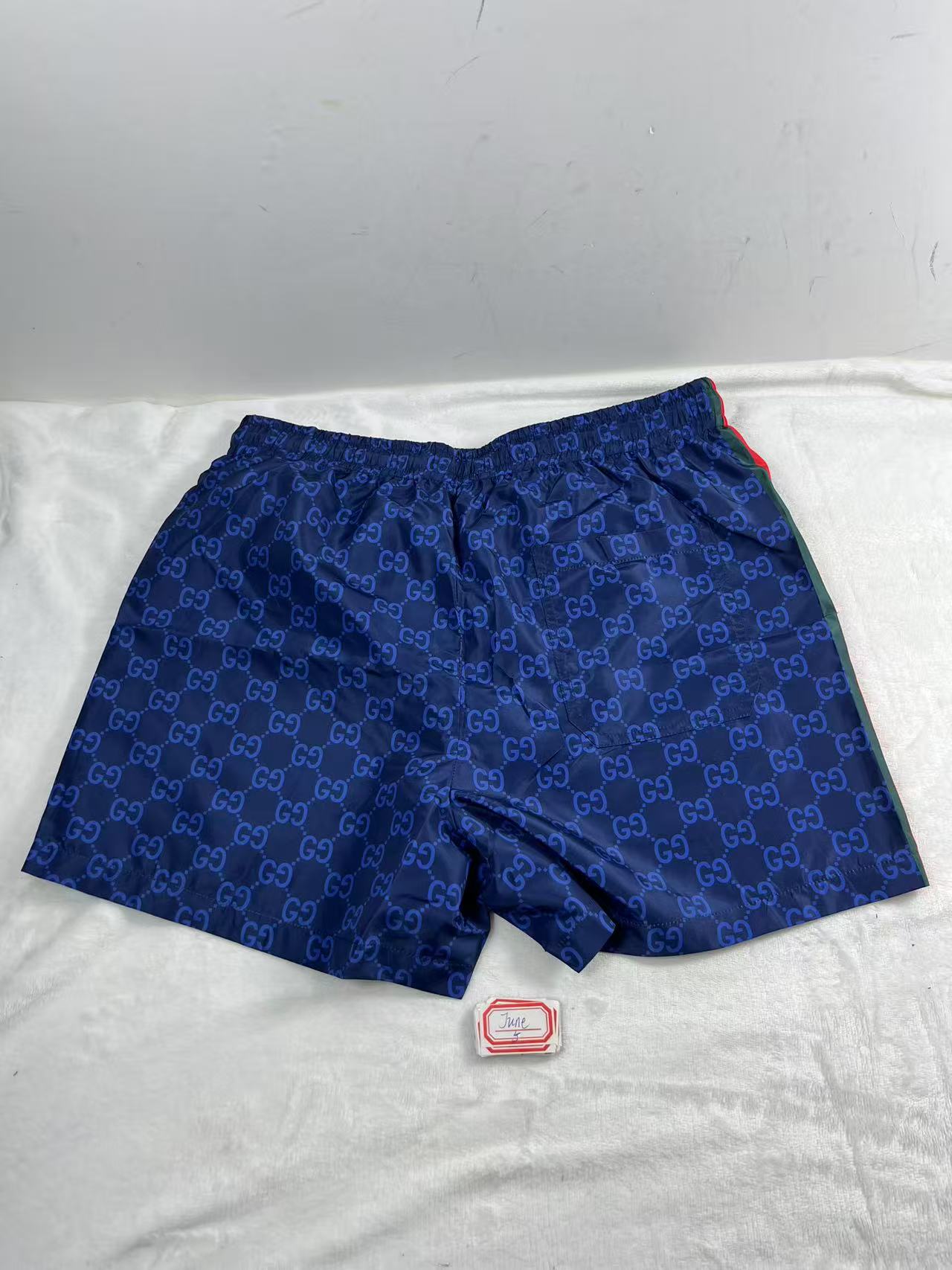5 Jun ABQ Gucci Blue Printed Swim Shorts