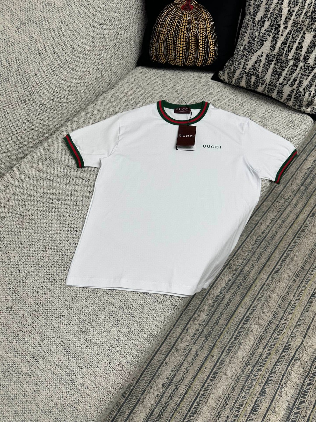 Gucci Cotton Jersey T-Shirt White