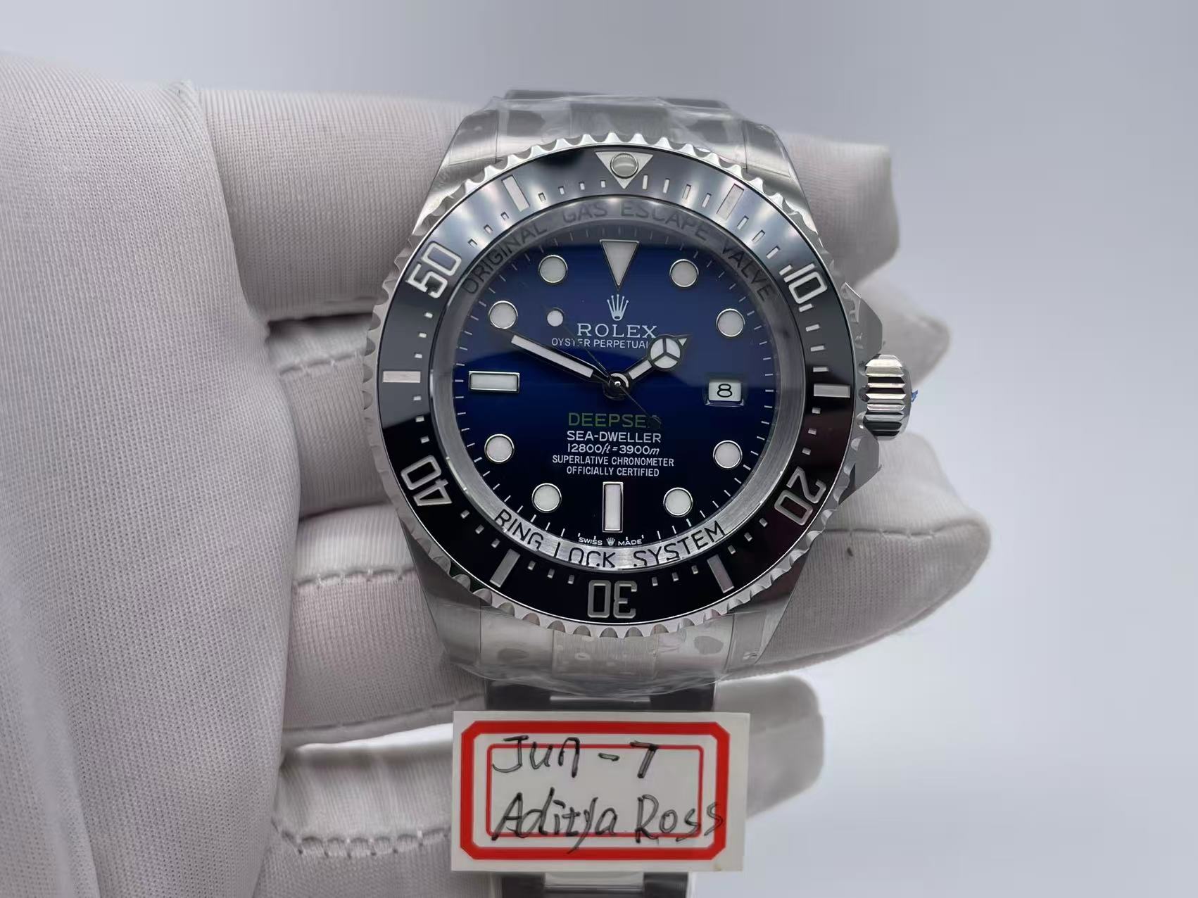 ROLSD0115A - DeepSea Dweller 126660 SS/SS Blue V9F VR3235 $488