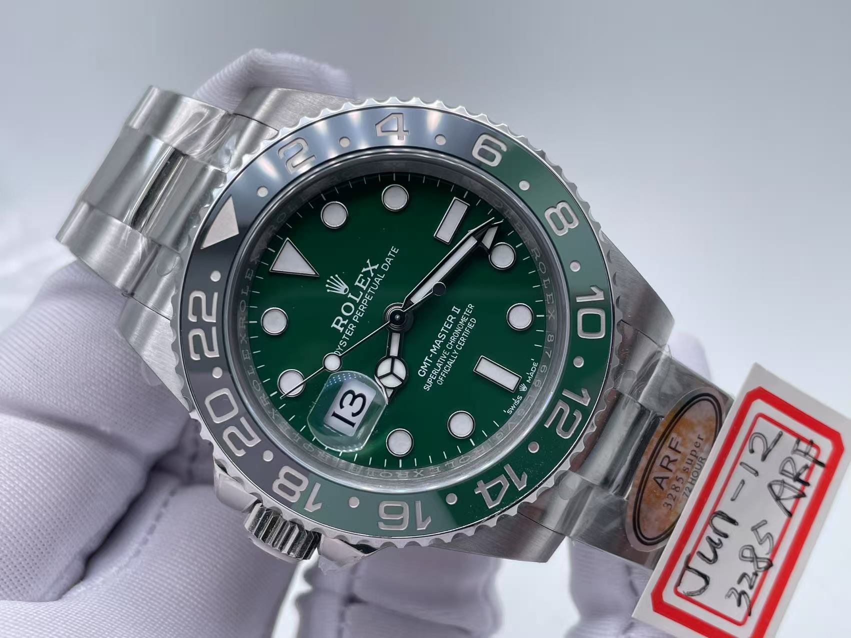 GMT-Master II 126729 VTNR ARF 1:1 Best Edition Green Dial On Oyster Bracelet SH3285 CHS $528