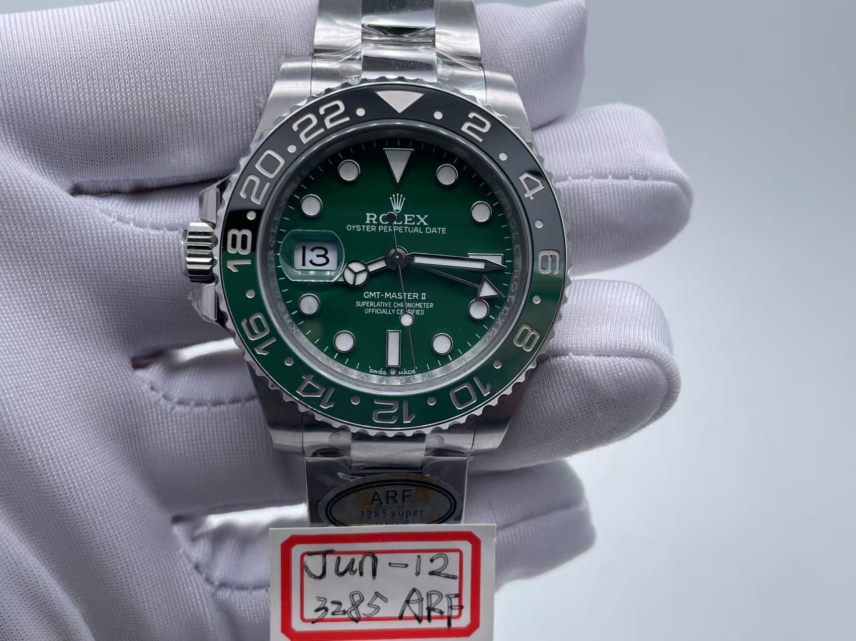 GMT-Master II 126729 VTNR ARF 1:1 Best Edition Green Dial On Oyster Bracelet SH3285 CHS $528