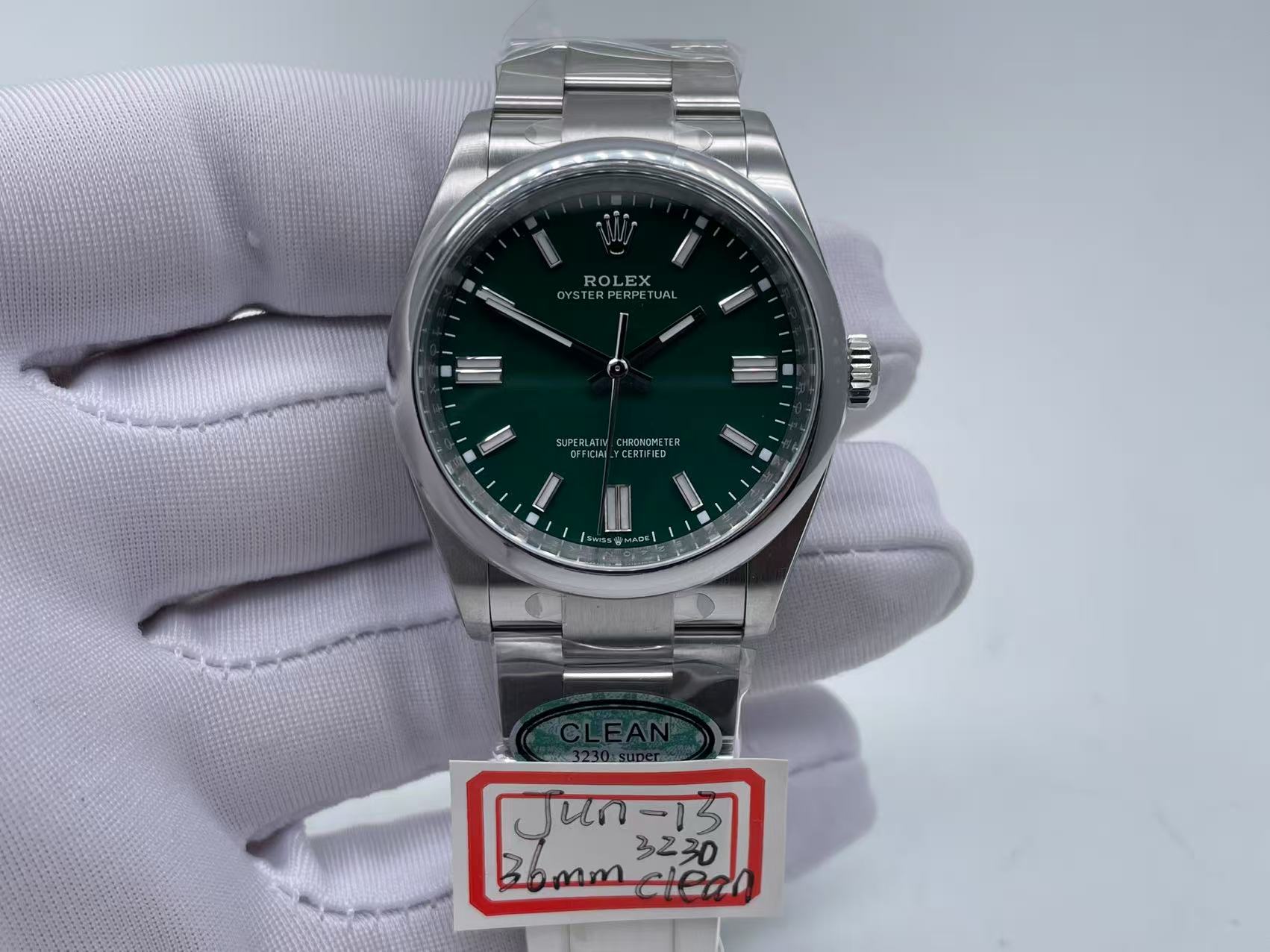 13 Jun ABQ Clean 36mm Rolex 3230 Movoment