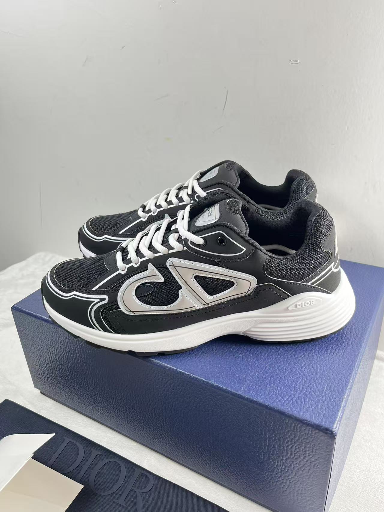 Dior B30 Black - Black/White Sneakers size EU43 mens