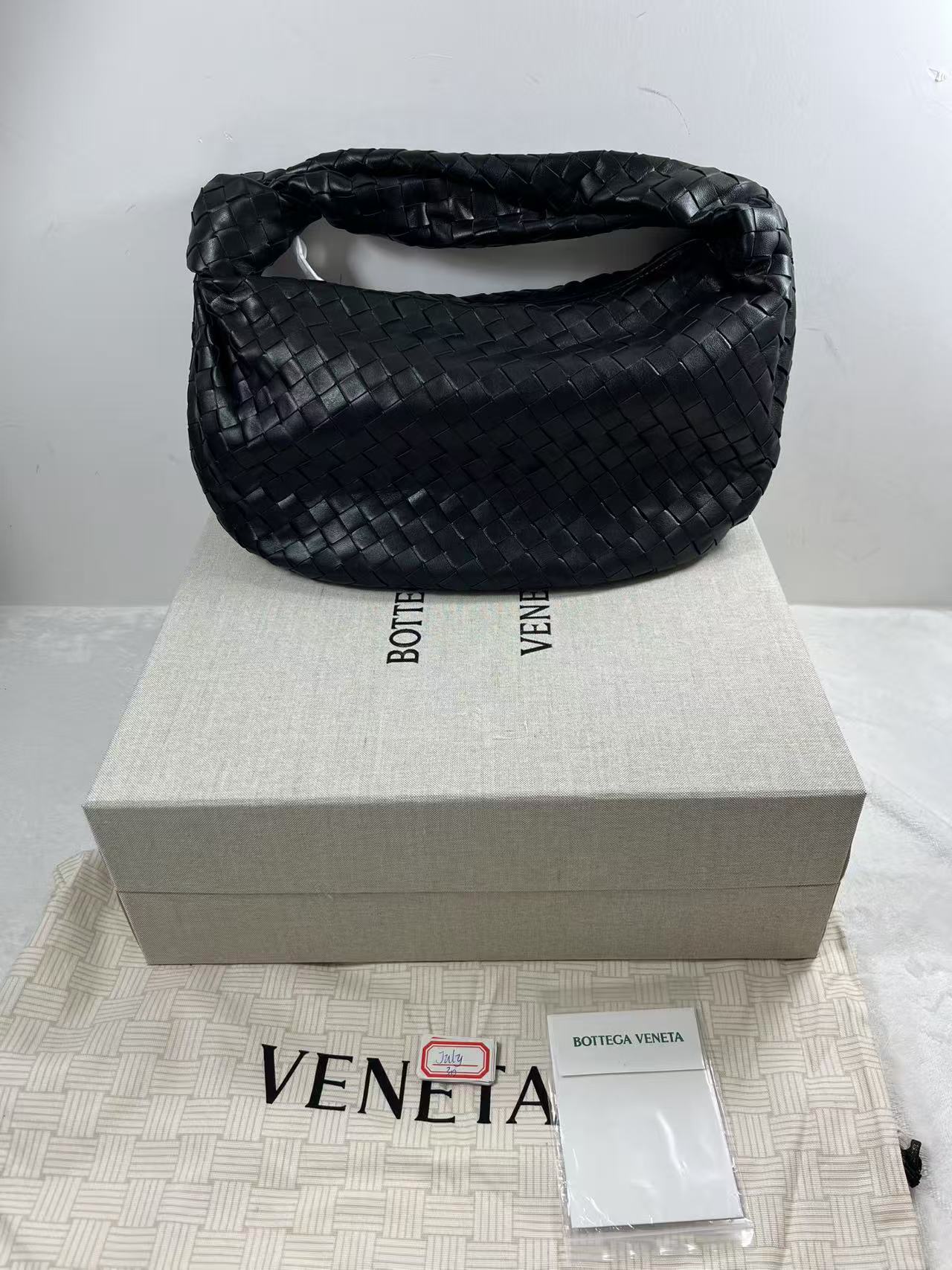 Bottega Veneta Small Jodie in Black 48cm