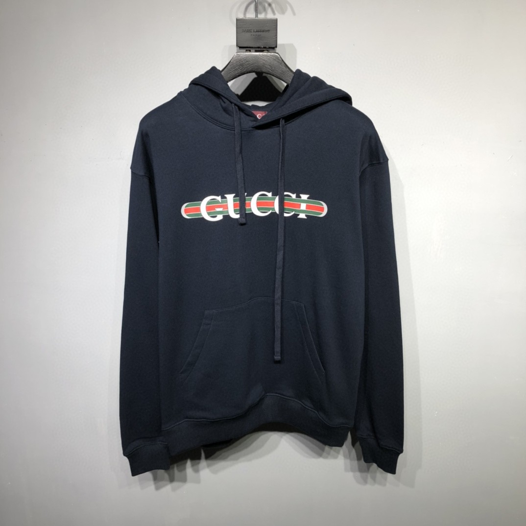 14 Jun ABF Gucci Embroidered jersey sweatshirt in black