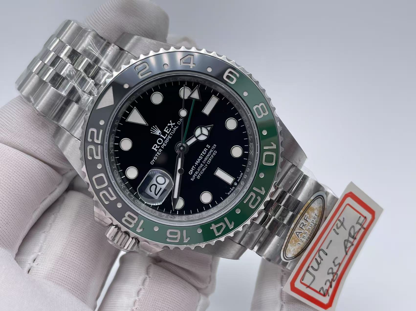 ROLGMT0359A - GMT II 126729 Sprite Jub SS/SS Blk ARF SH3285-2 $568