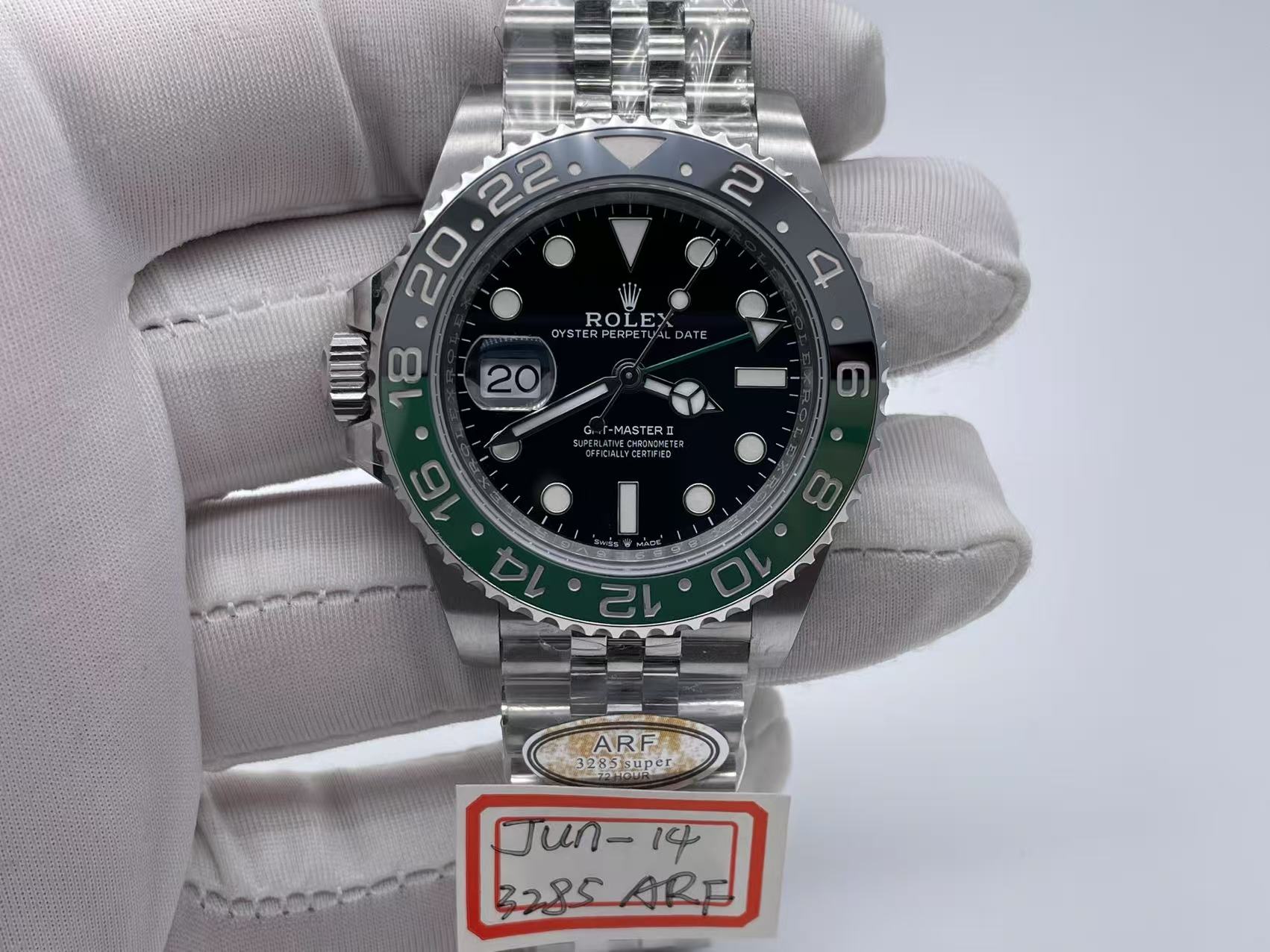 ROLGMT0359A - GMT II 126729 Sprite Jub SS/SS Blk ARF SH3285-2 $568