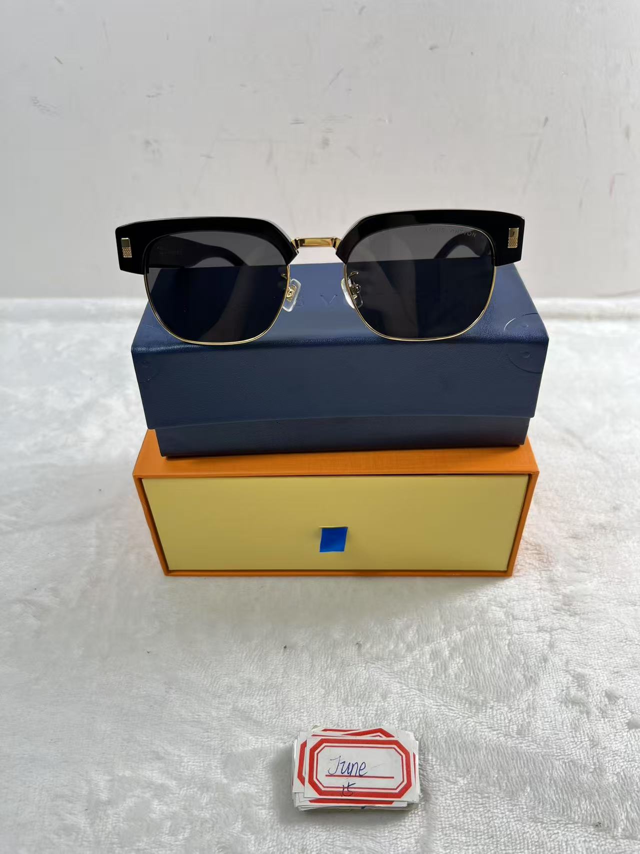 16 Jun ABQ  LV Super Vision Metal Square Sunglasses