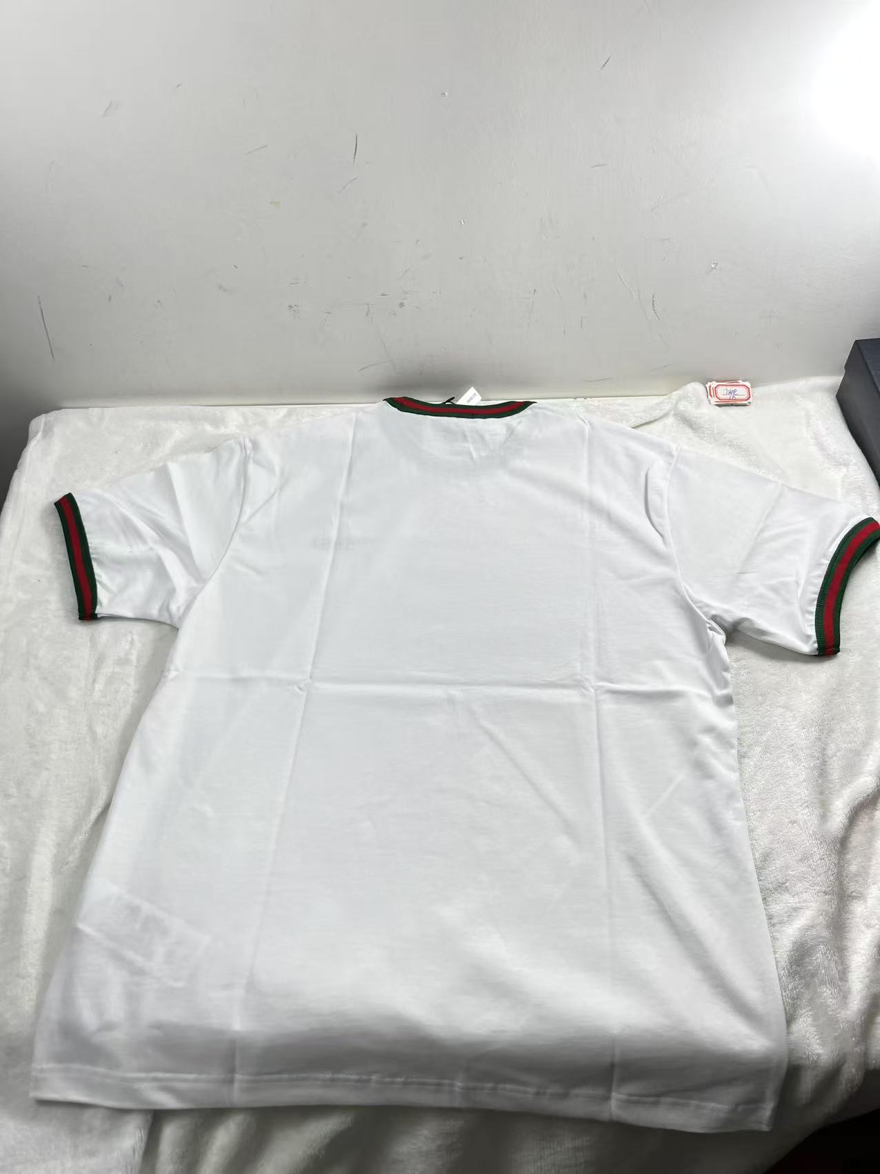 16 Jun ABQ Gucci Cotton jersey T-shirt with Embroidery in White