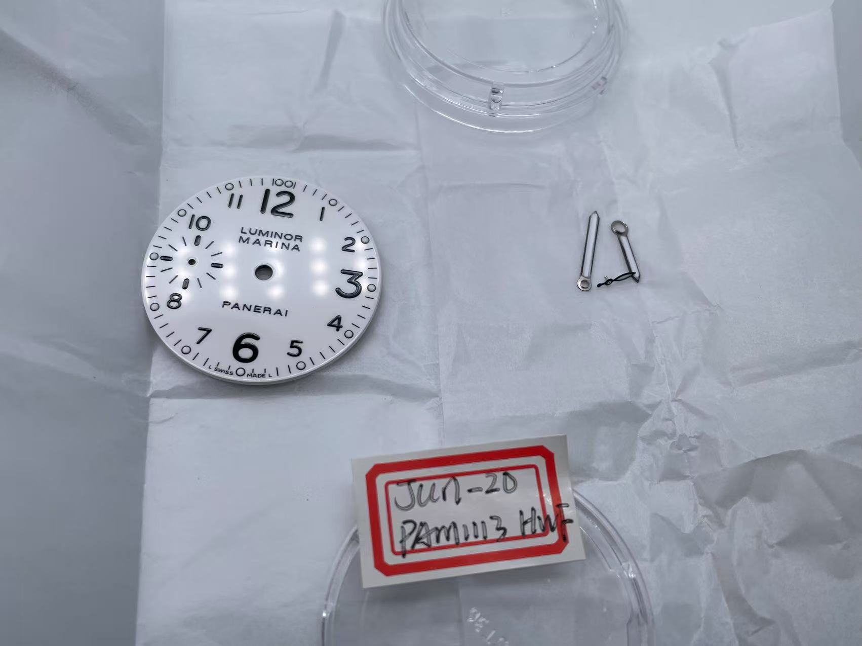 HWF PAM1113 Panerai Luminor Marina Dial - White