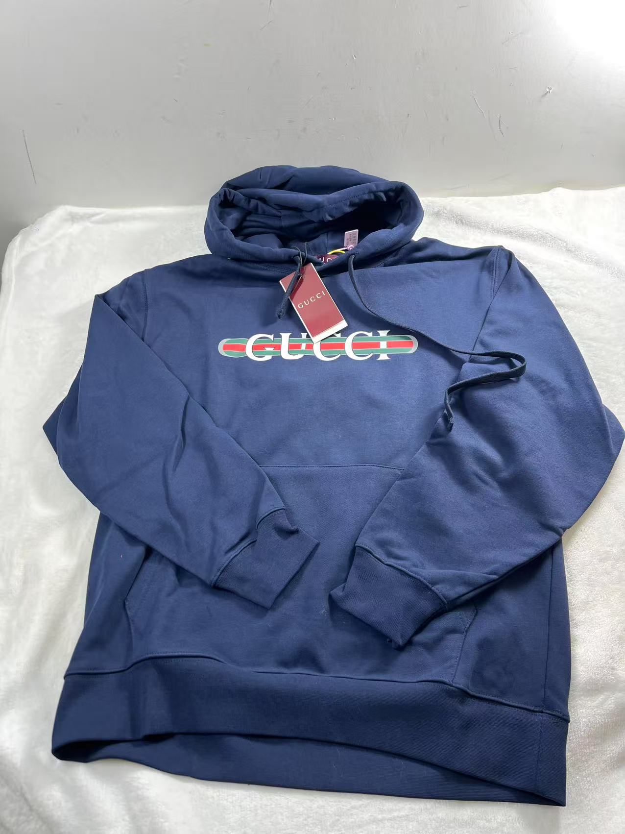 22 Jun ABF Gucci Printed Cotton Jersey Hooded Sweatshirt