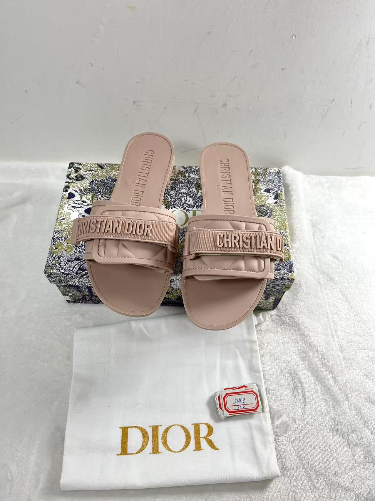 27 June ABQ FIRST CHRISTIAN DIOR SLIDES