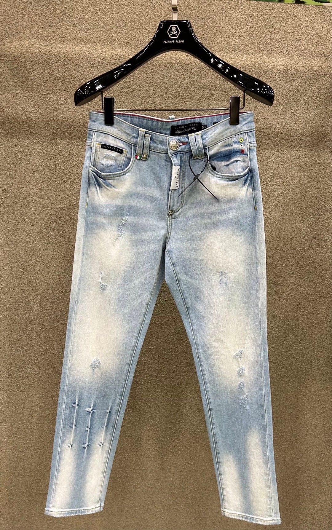 28 July ABF Philipp Plein Blue Casual Jeans Denim Pant