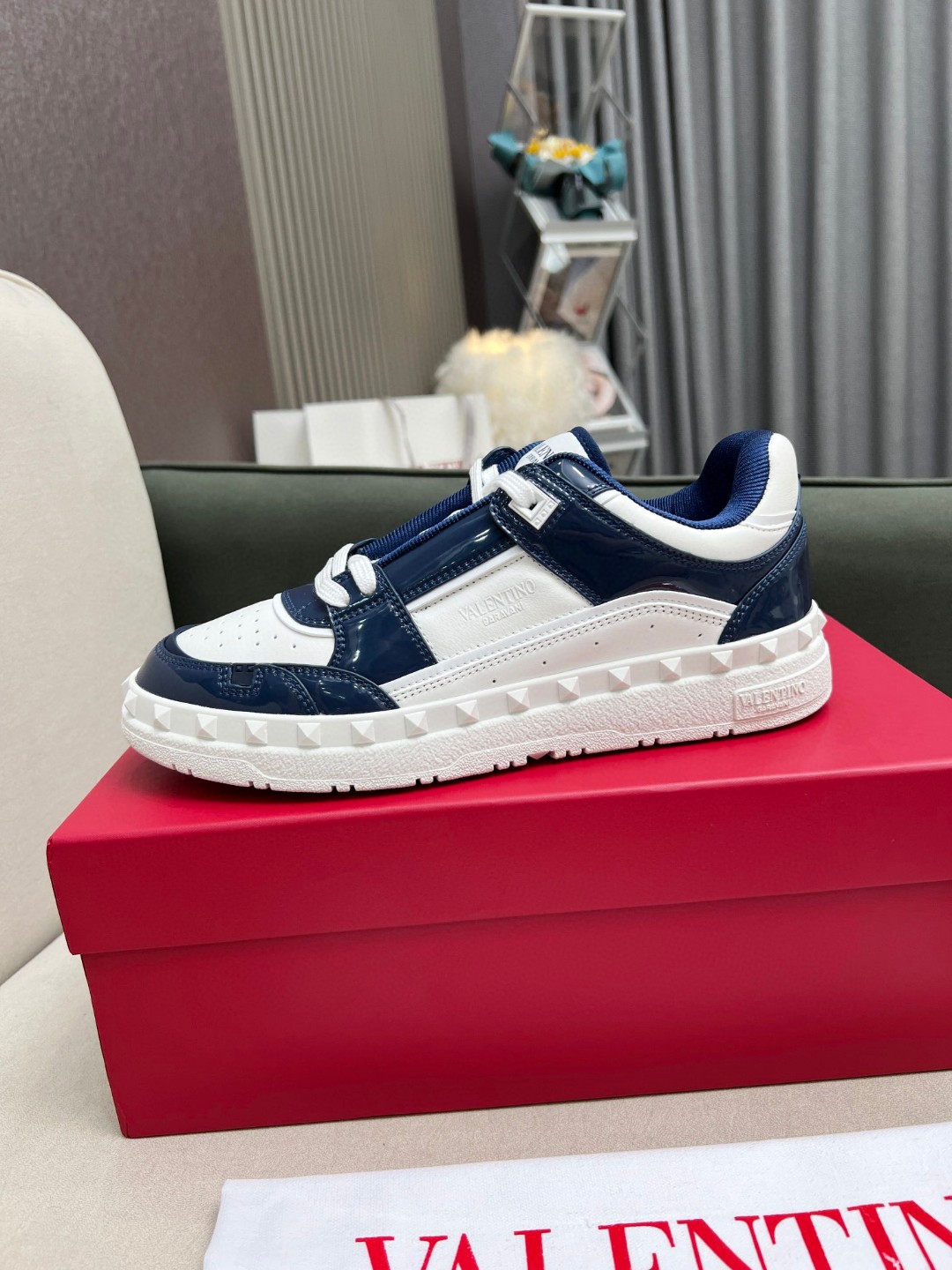 30 Jun ABF Valentino Garavani Freedots Lace-Up Sneaker