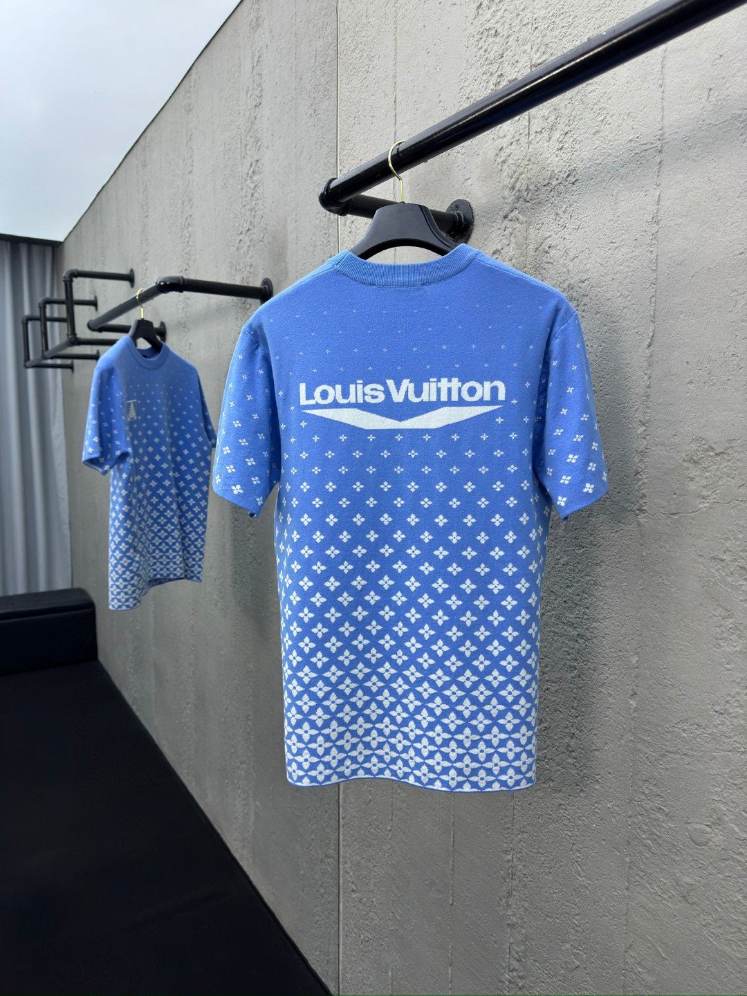 3 July ABF LV Knitted Cotton T-Shirt - Ready-to-Wear