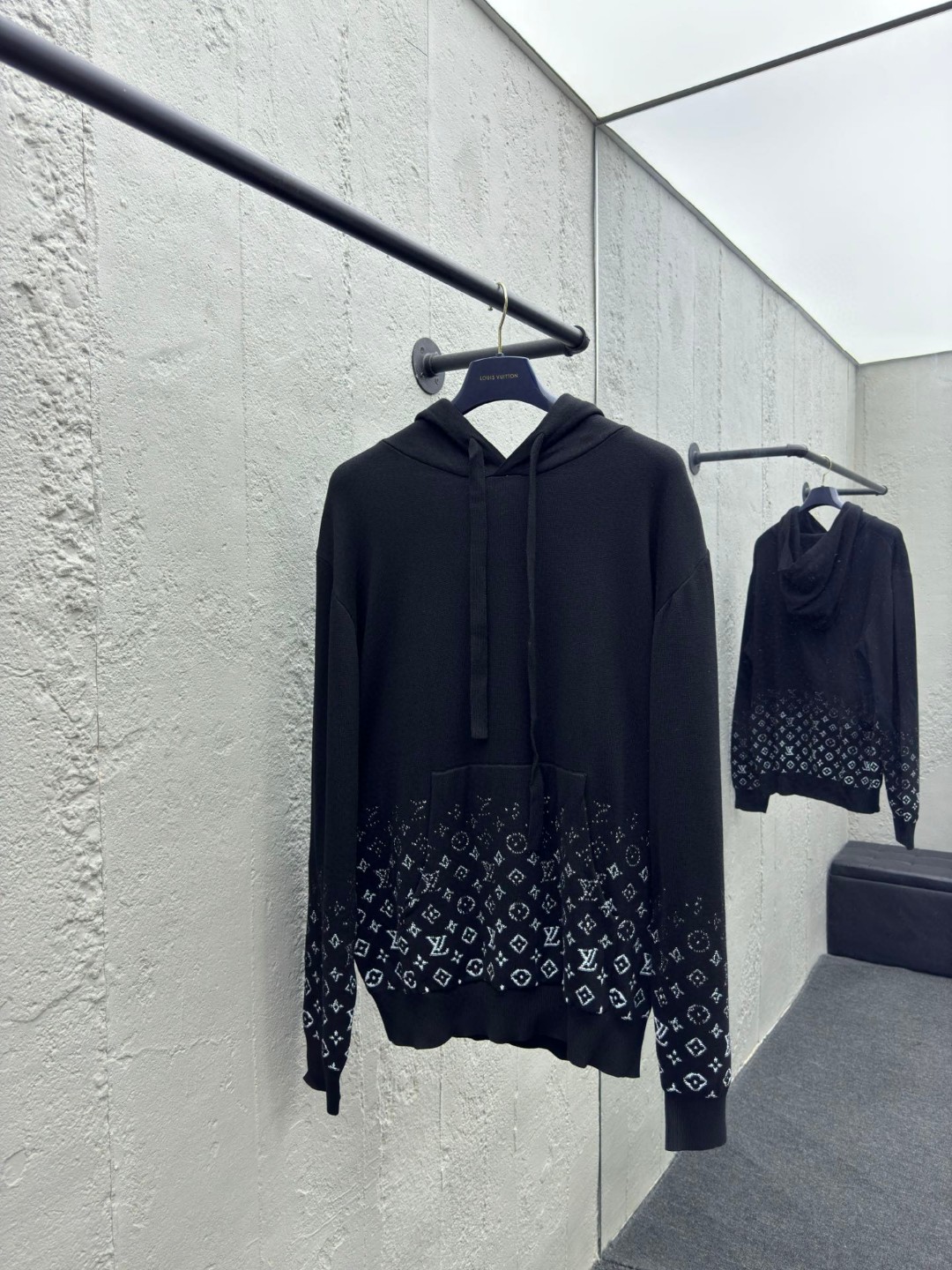3 July ABF LV Gradient Cotton Hoodie - Men