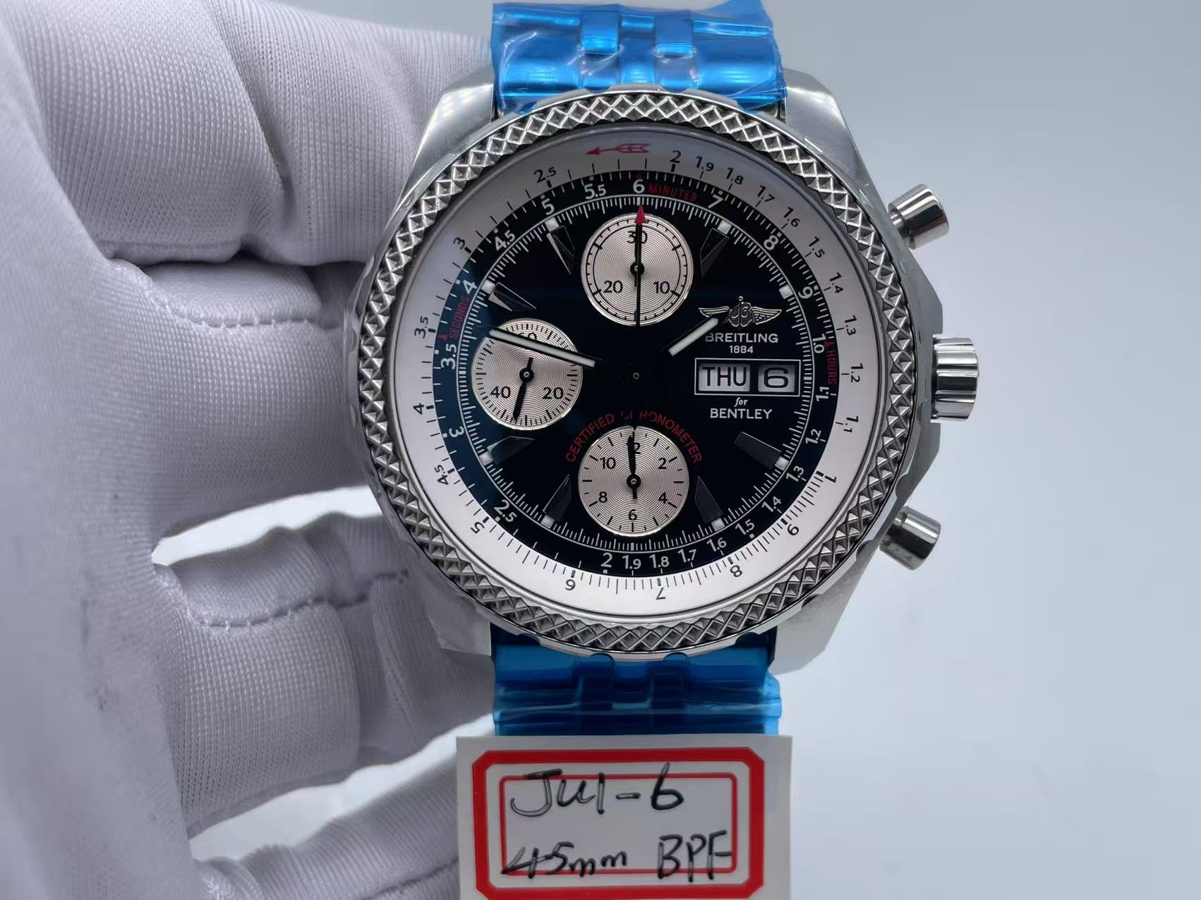 BSW0334C - Bentley GT 44mm SS/SS Black BPF Ult Asia 7750 $288