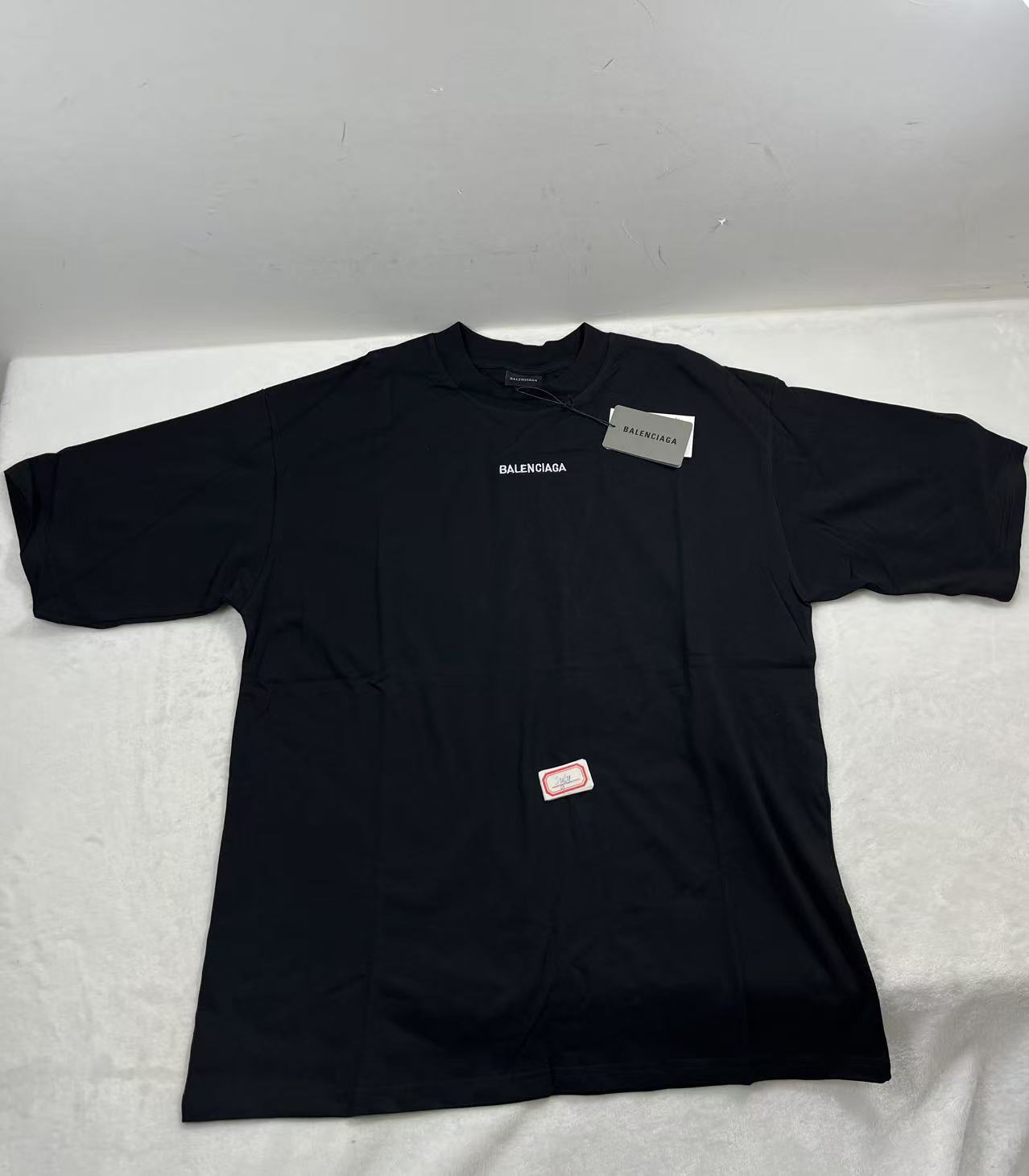 10 July ABQ Balenciaga Black - Medium Logo T-Shirt