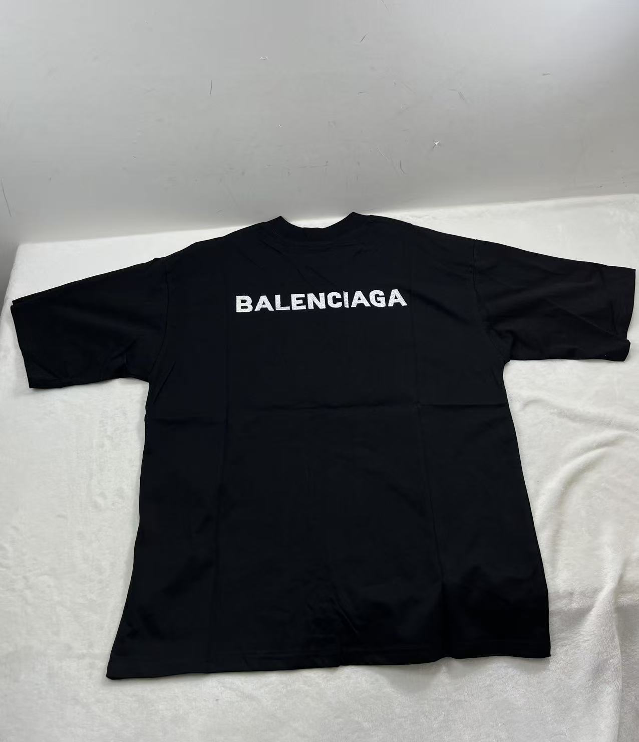 10 July ABQ Balenciaga Black - Medium Logo T-Shirt