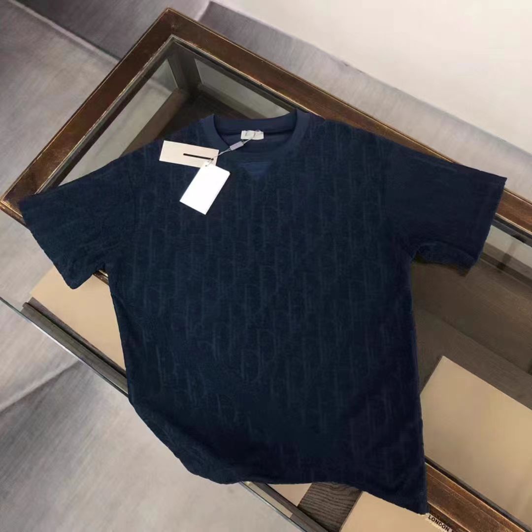 Dior Cotton T-shirt Black With Toile Iconographe Print for Man