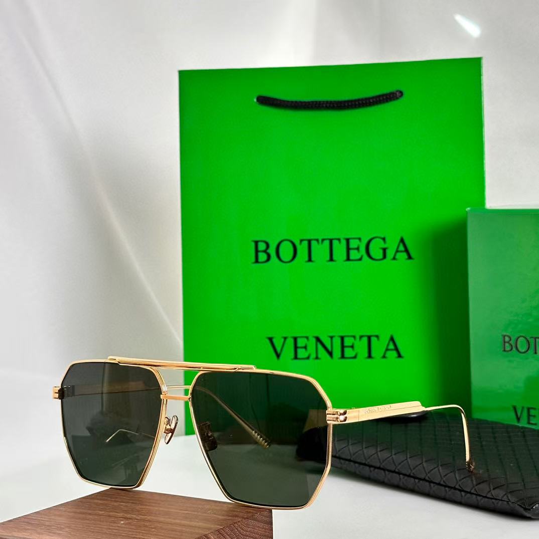 Bottega Veneta Sunglasses Gold Classic Aviator all colors