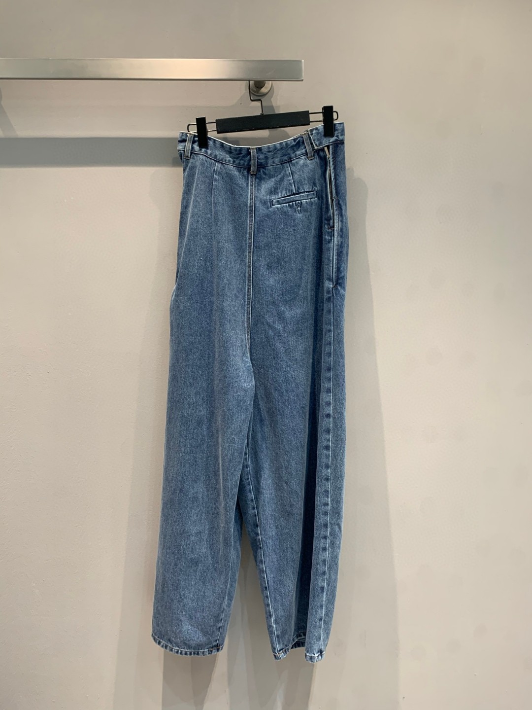 18 July ABF Loewe Draped wide-leg Jeans with Denim