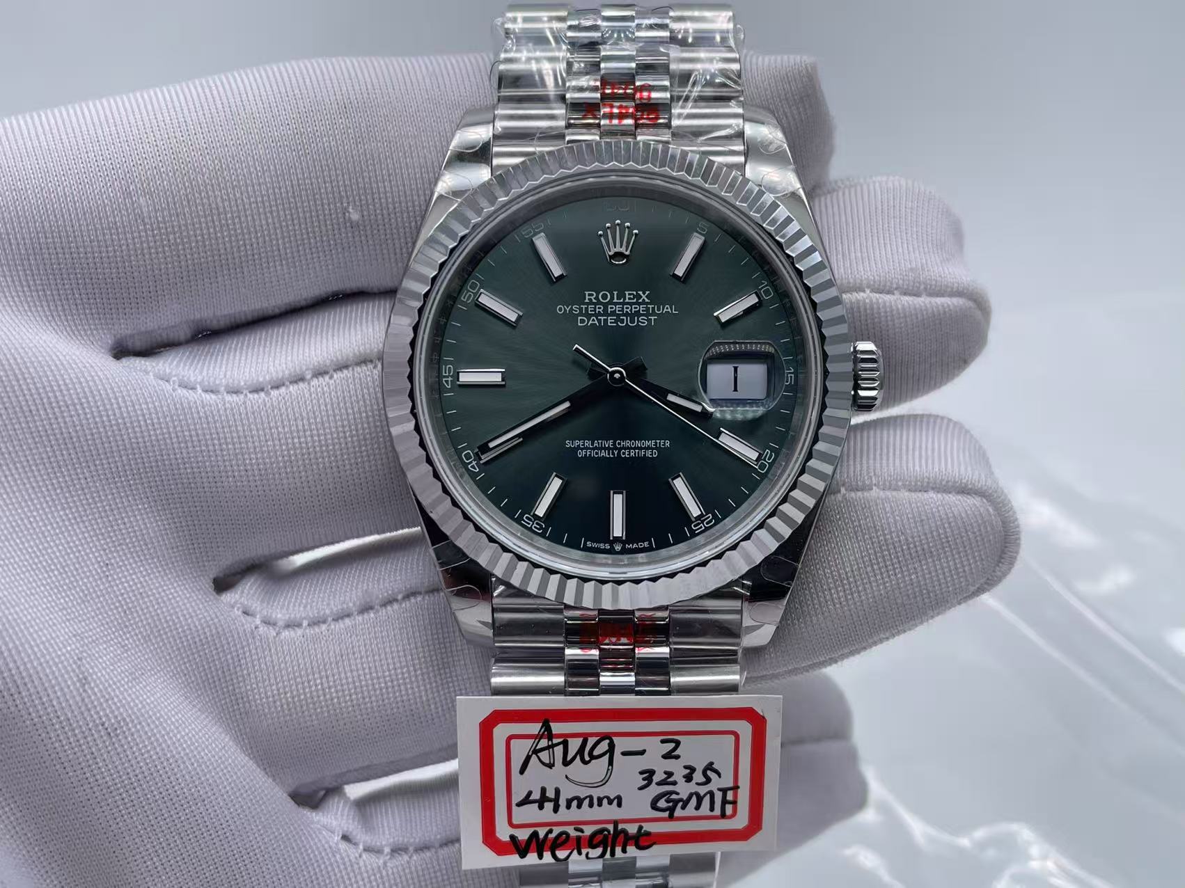 2 Aug ABQ Weight GMF 41mm Datejust  3235 Movoment