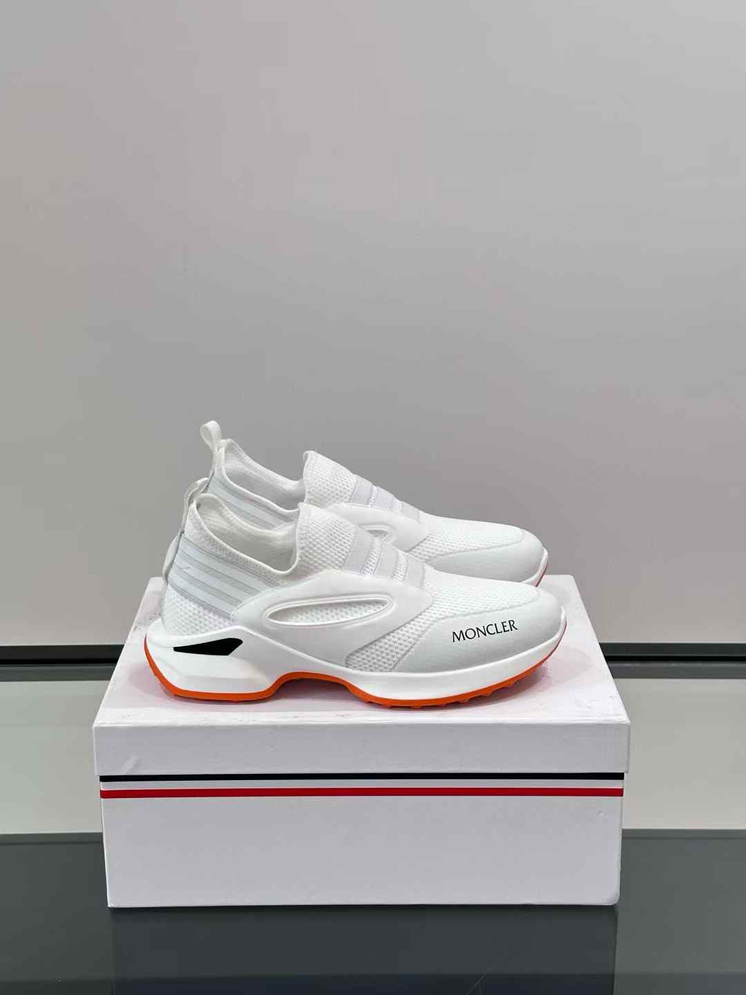 Moncler Shoes White